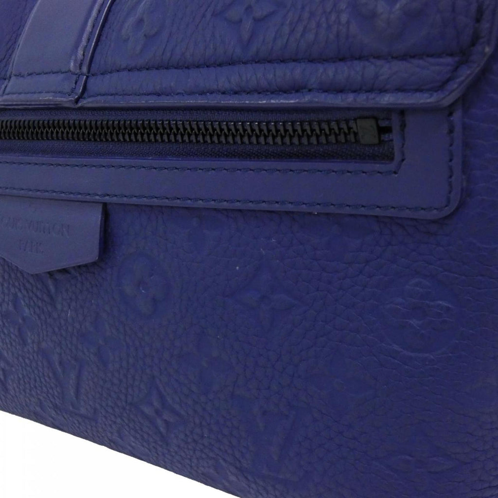 Louis Vuitton Taurillon Blue Nuit Leather Shoulder Bag (Pre-Owned)