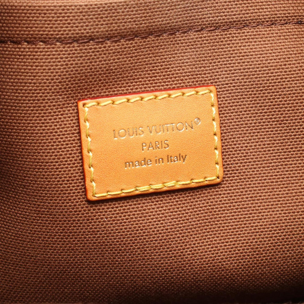 Louis Vuitton Brown Coated Canvas Leather Handbag (Pre-Owned)