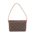 Louis Vuitton Monogram Brown Coated Canvas Leather Handbag (Pre-Owned)