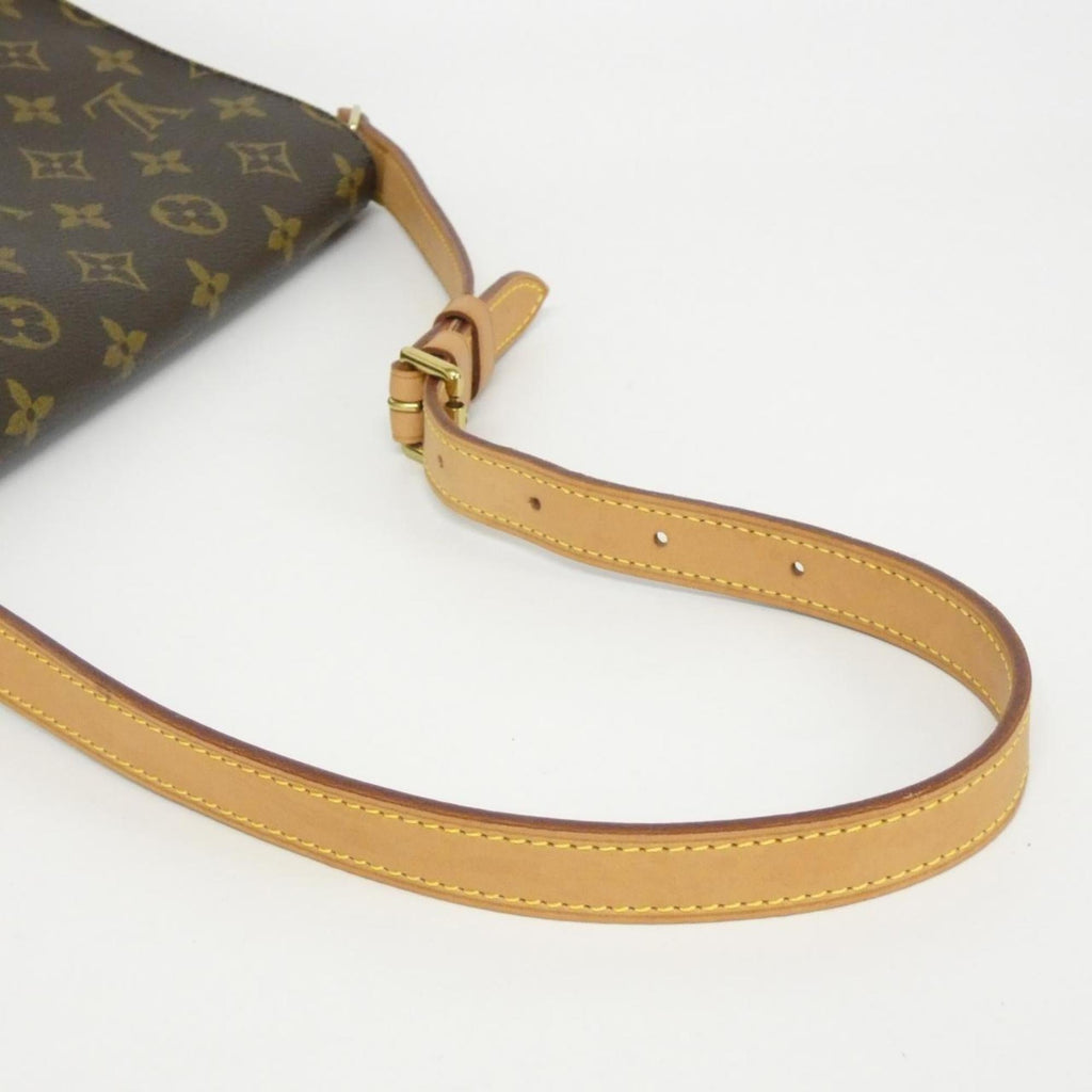 Louis Vuitton Monogram Marron Coated Canvas Shoulder Bag (Pre-Owned)