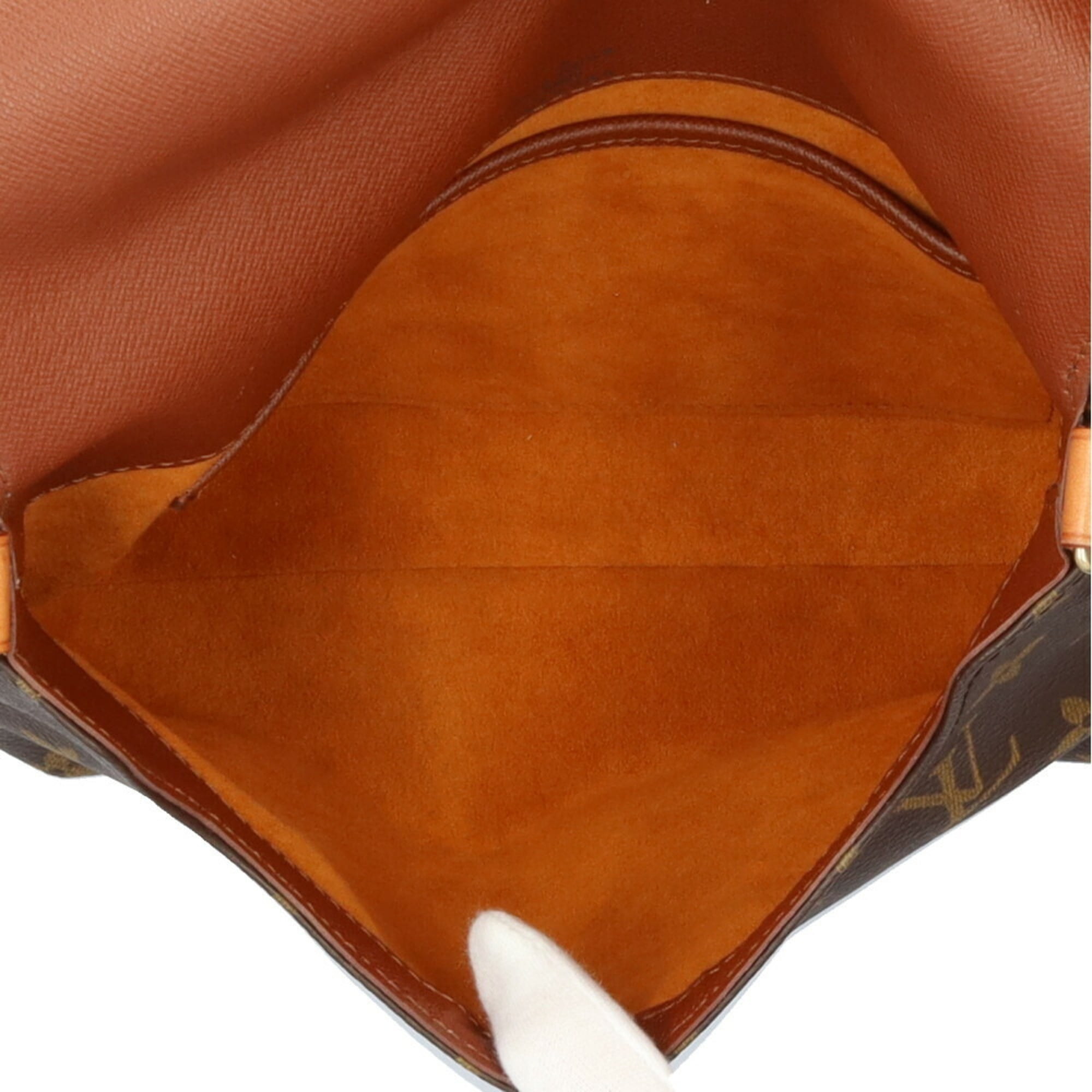 Louis Vuitton Brown Canvas Monogram Shoulder Bag (Pre-Owned)