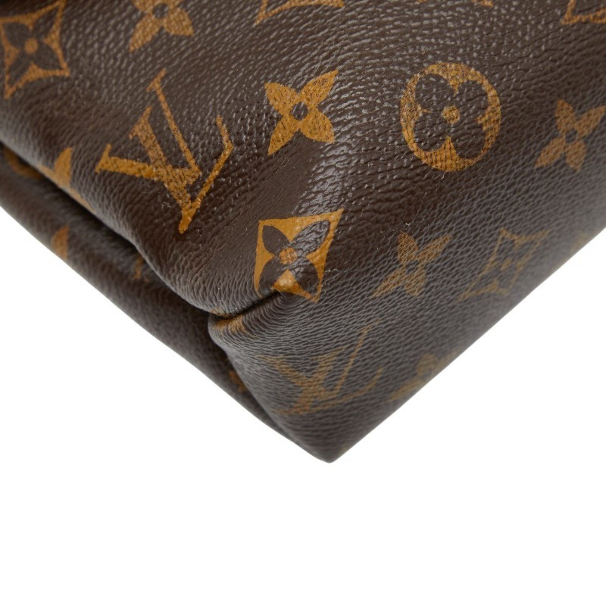 Louis Vuitton Brown Cerise Red Color Pvc Leather Shoulder Bag (Pre-Owned)
