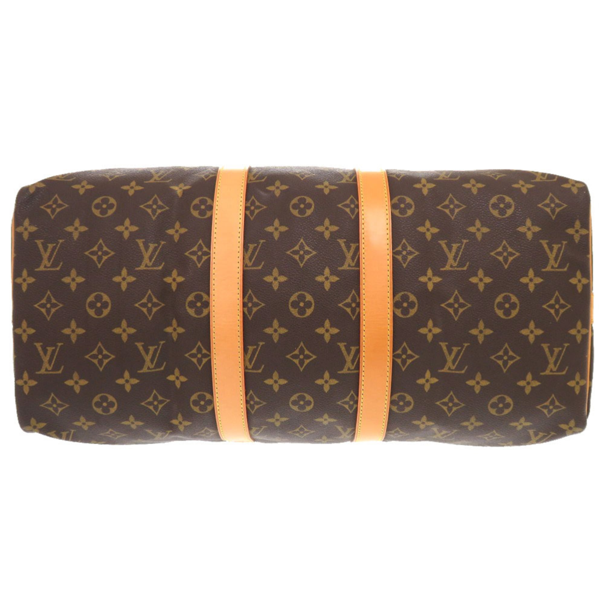 Louis Vuitton Brown Monogram Canvas Boston Bag (Pre-Owned)