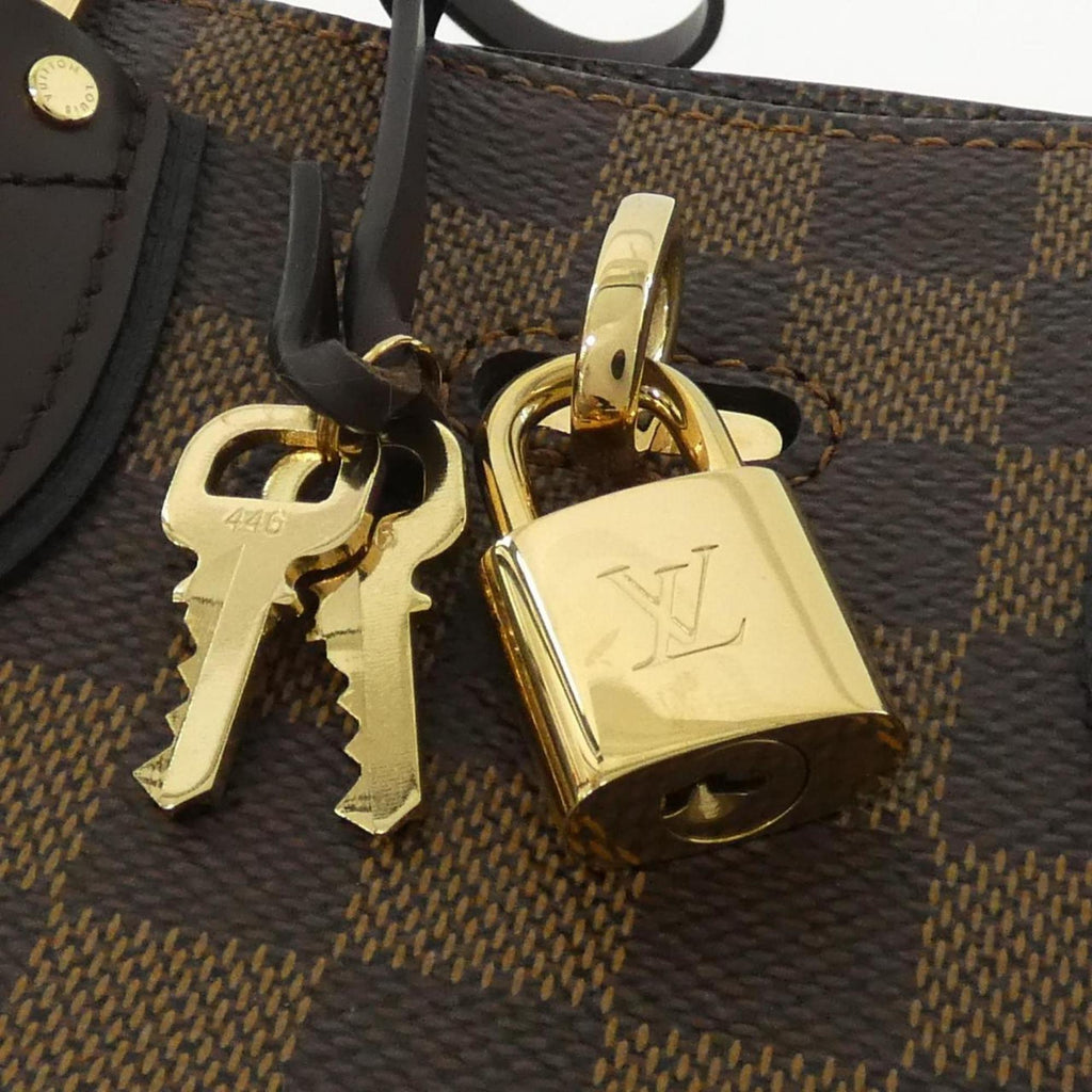 Louis Vuitton Black Ebene Coated Canvas Handbag (Pre-Owned)