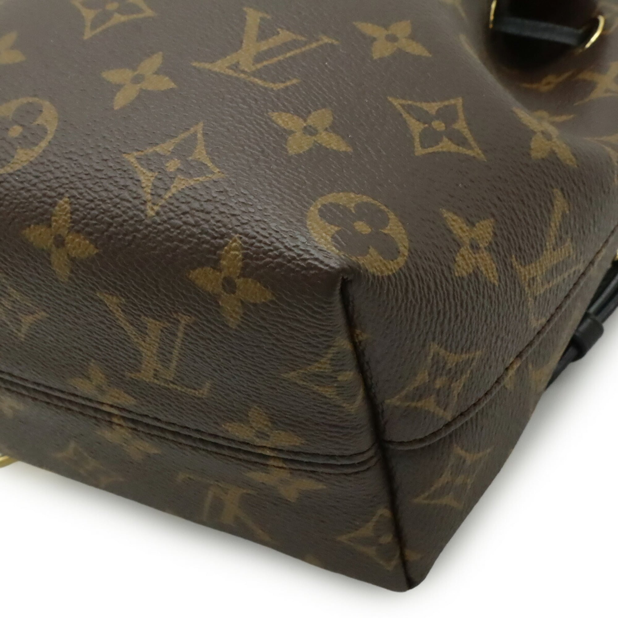 Louis Vuitton Monogram Black Brown Monogram Backpack Shoulder Bag (Pre-Owned)