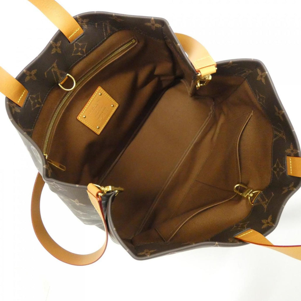Louis Vuitton Monogram Marron Leather Handbag (Pre-Owned)