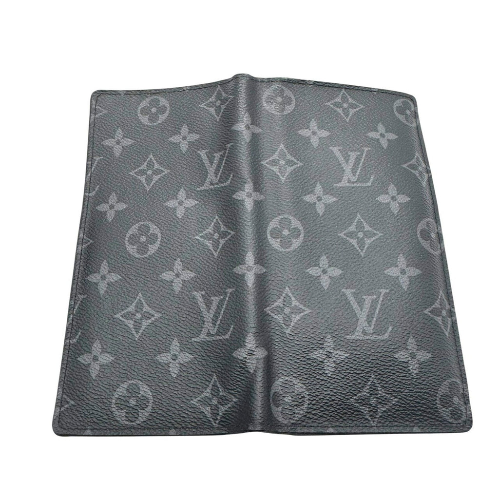 Louis Vuitton Black Monogram Eclipse Noir Monogram Eclipse Long Wallet (Bi-Fold) (Pre-Owned)