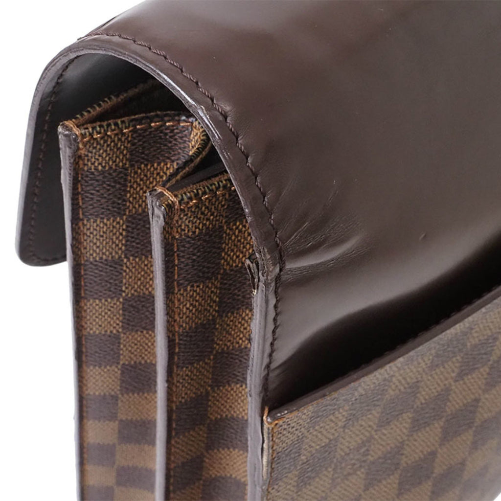 Louis Vuitton Damier Damier Canvas Ebene Handbag (Pre-Owned)