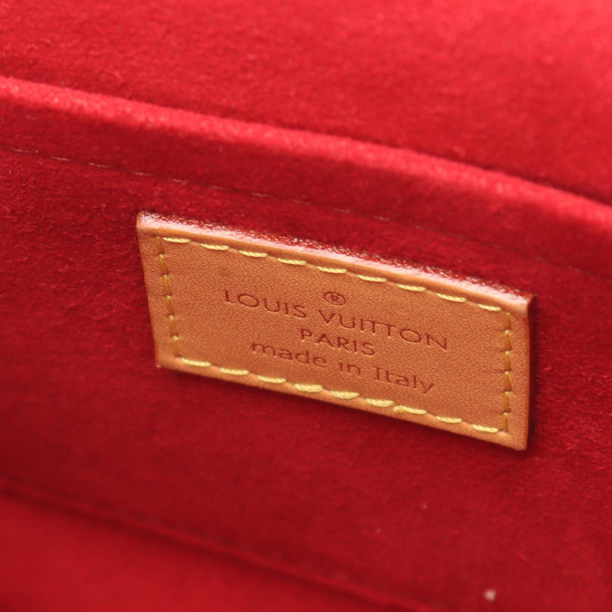 Louis Vuitton Brown Monogram Coated Canvas Leather Shoulder Bag (Pre-Owned)