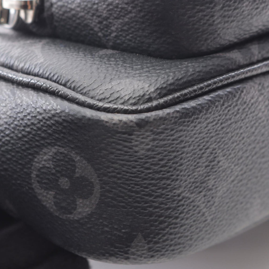 Louis Vuitton Black Coated Canvas Leather Fanny Pack Pochette (Pre-Owned)