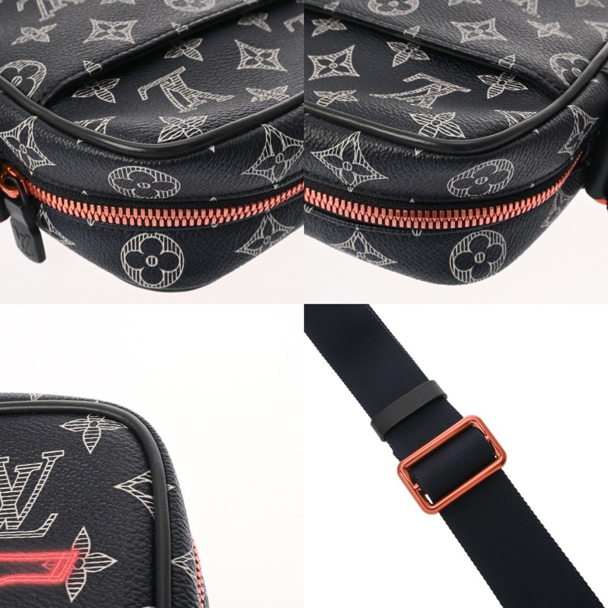 Louis Vuitton Navy Monogram Canvas Shoulder Bag (Pre-Owned)