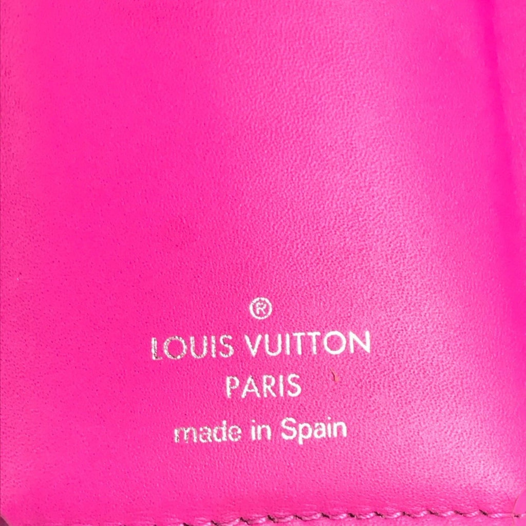 Louis Vuitton Pink Taigarama Wallet (Tri-Fold) (Pre-Owned)