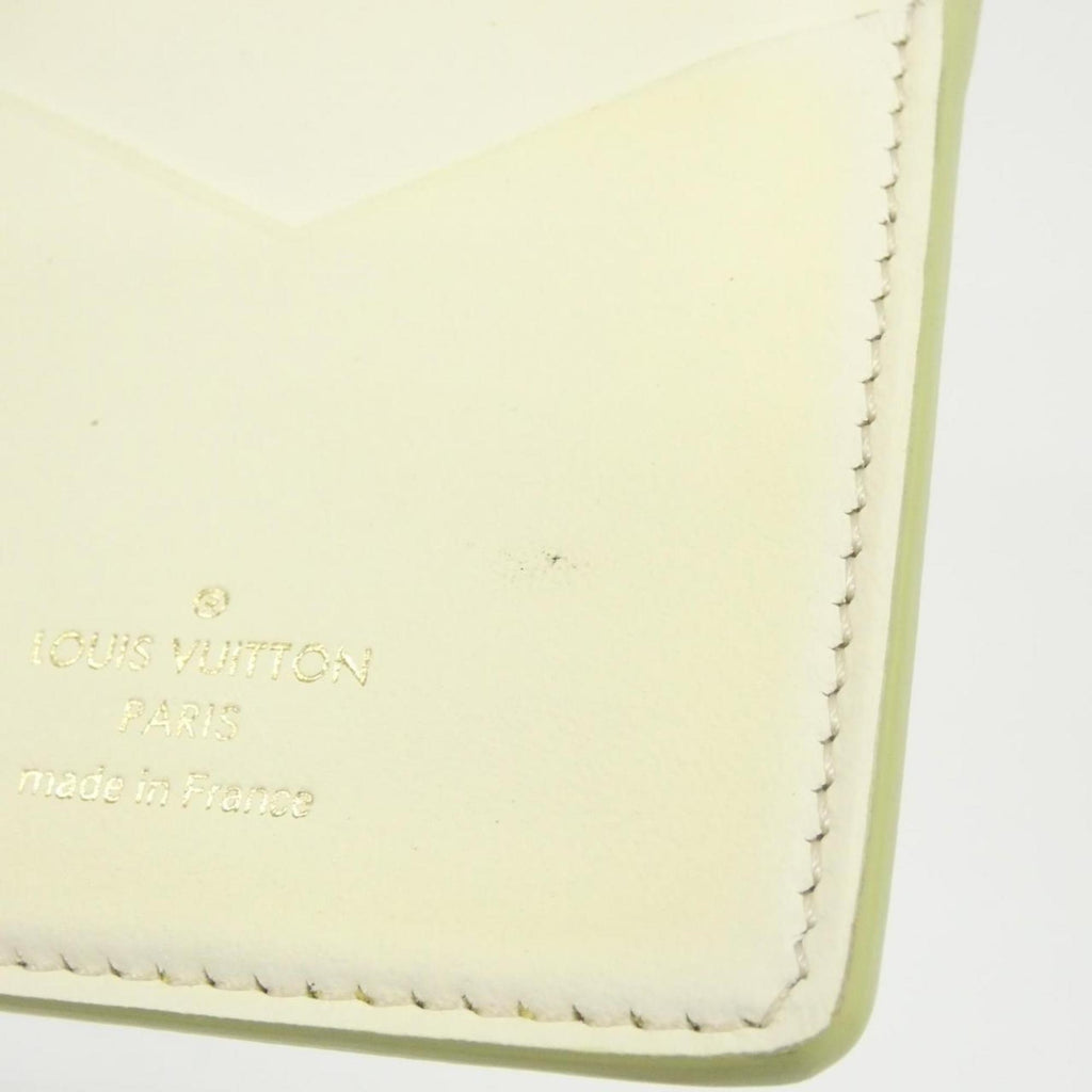Louis Vuitton Green Leather Long Wallet (Bi-Fold) (Pre-Owned)