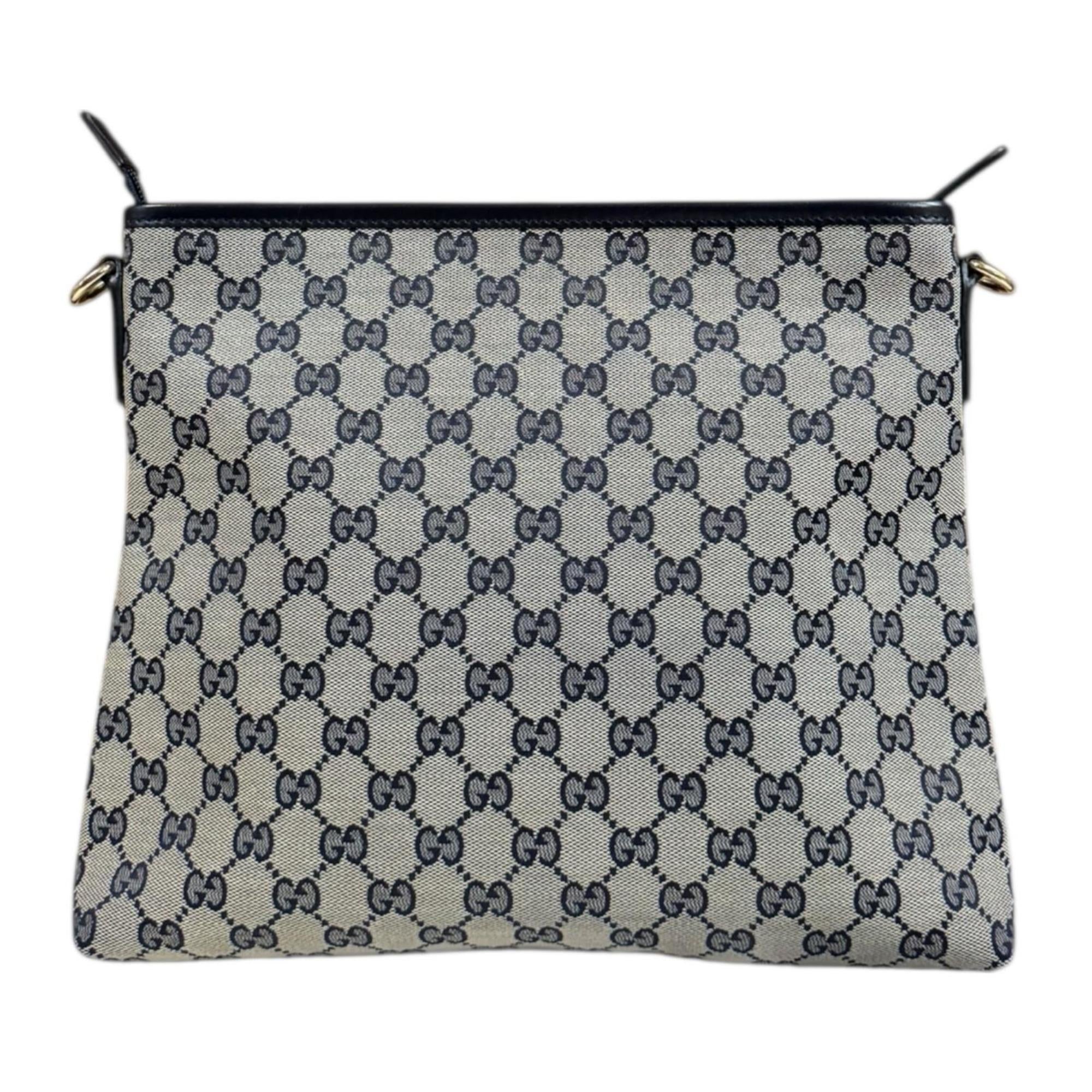 Front Pocket Web Messenger GG Canvas Small