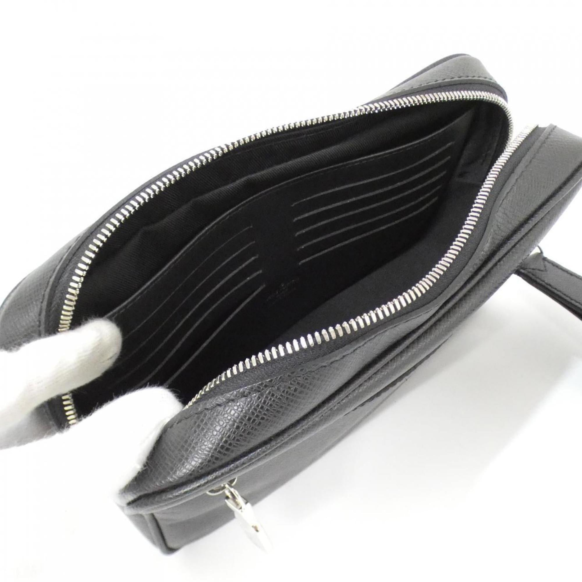 Louis Vuitton Black Leather Pochette (Pre-Owned)