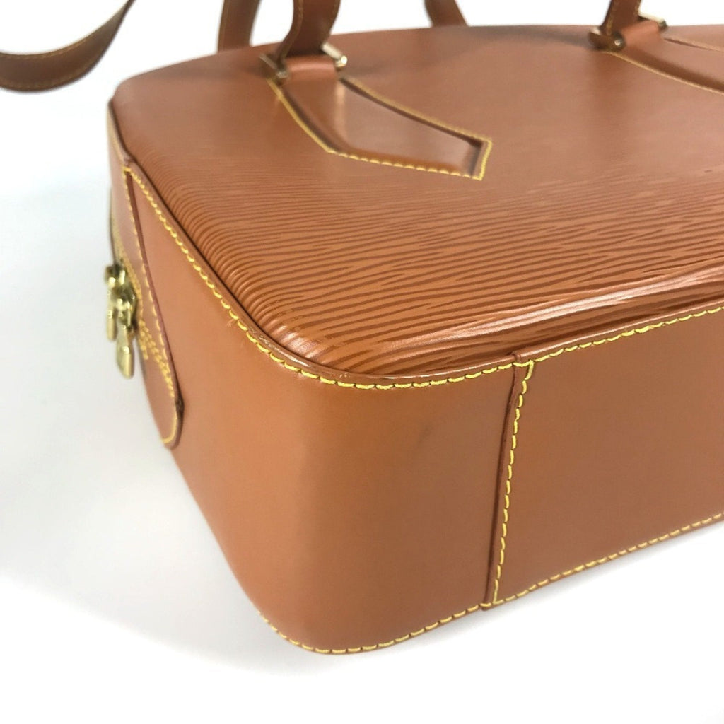 Louis Vuitton Brown Gold Cipango Epi Leather Shoulder Bag Tote Bag (Pre-Owned)