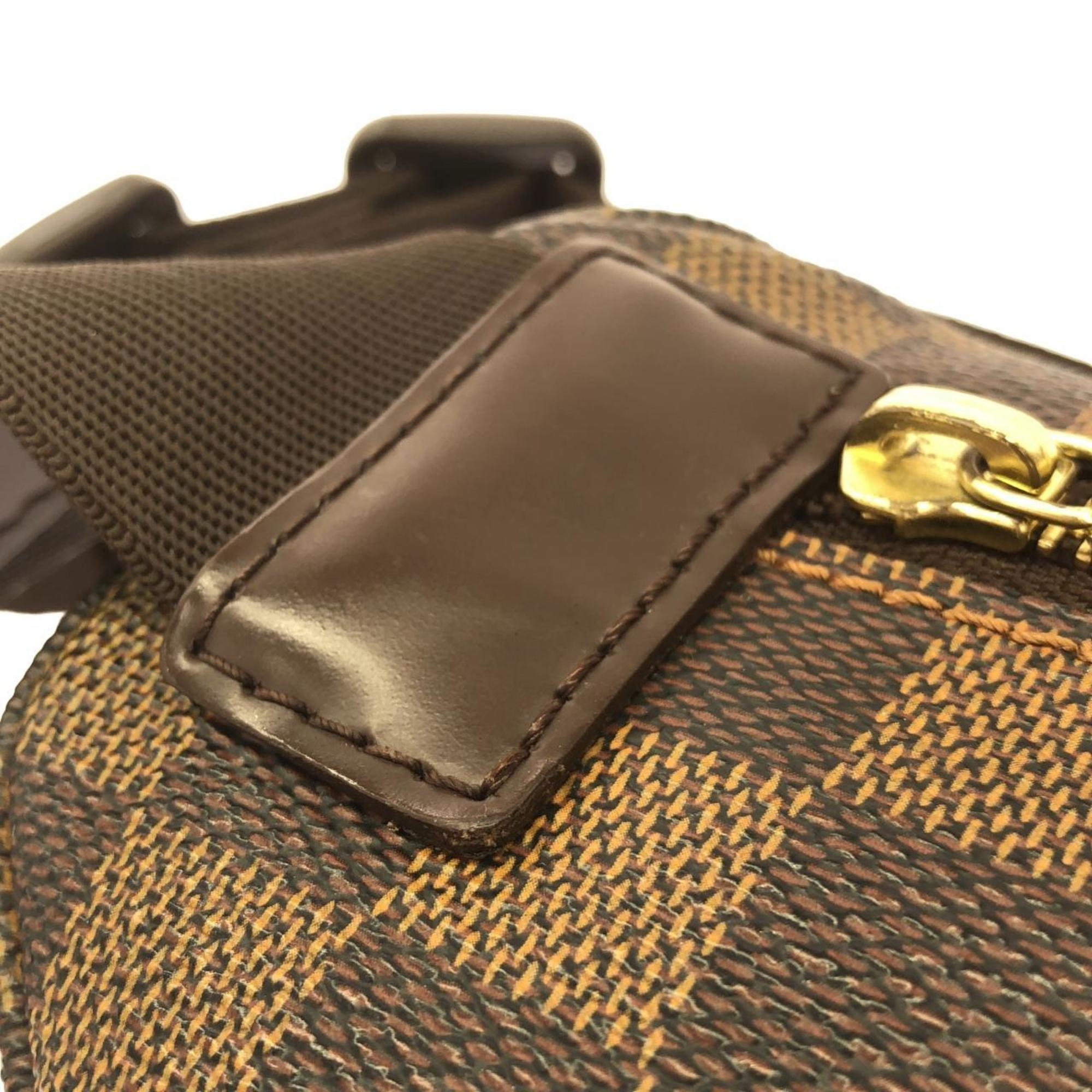 Louis Vuitton Ebene Coated Canvas Shoulder Bag (Pre-Owned)