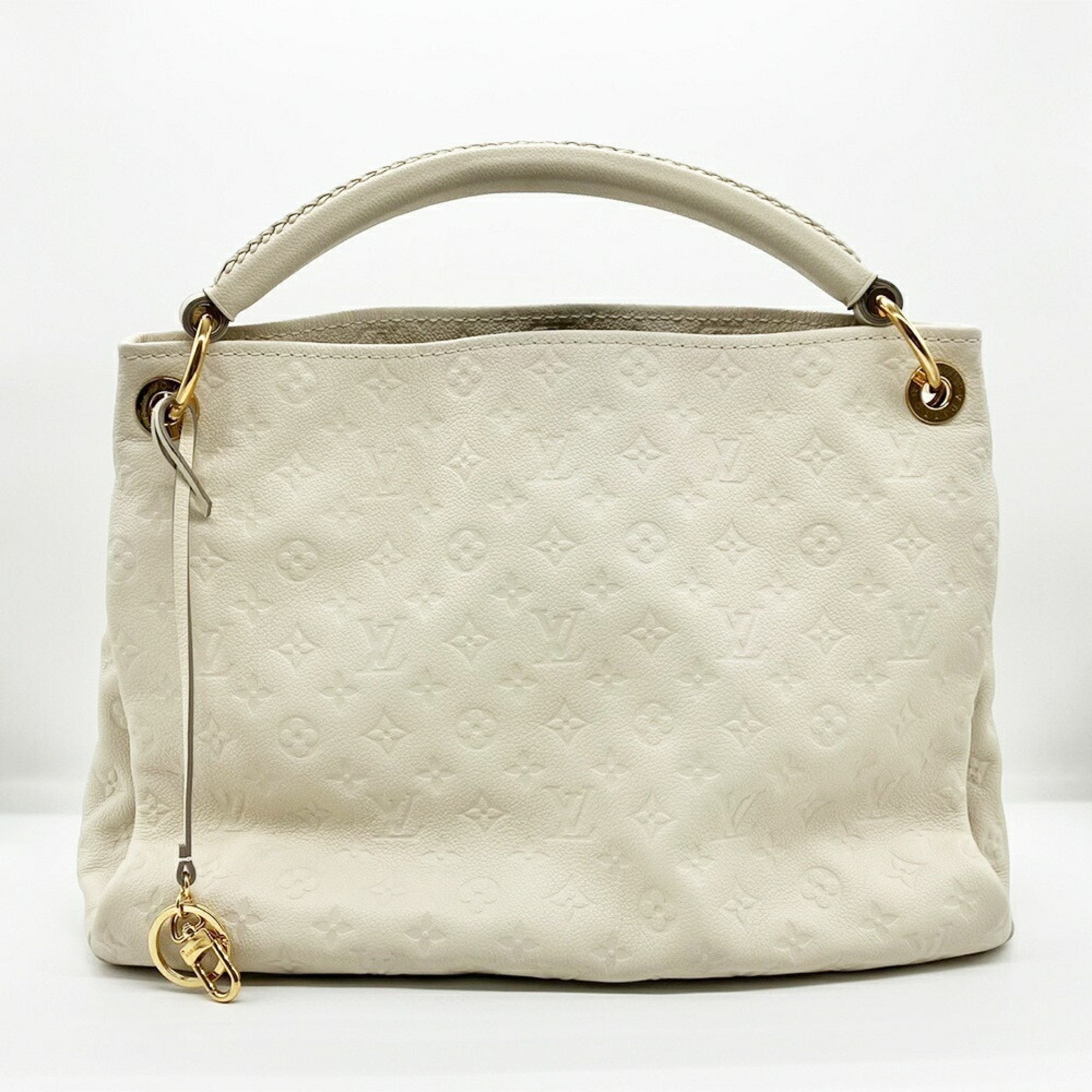Louis Vuitton Monogram Empreinte Ivory Neige Monogram Empreinte Handbag (Pre-Owned)