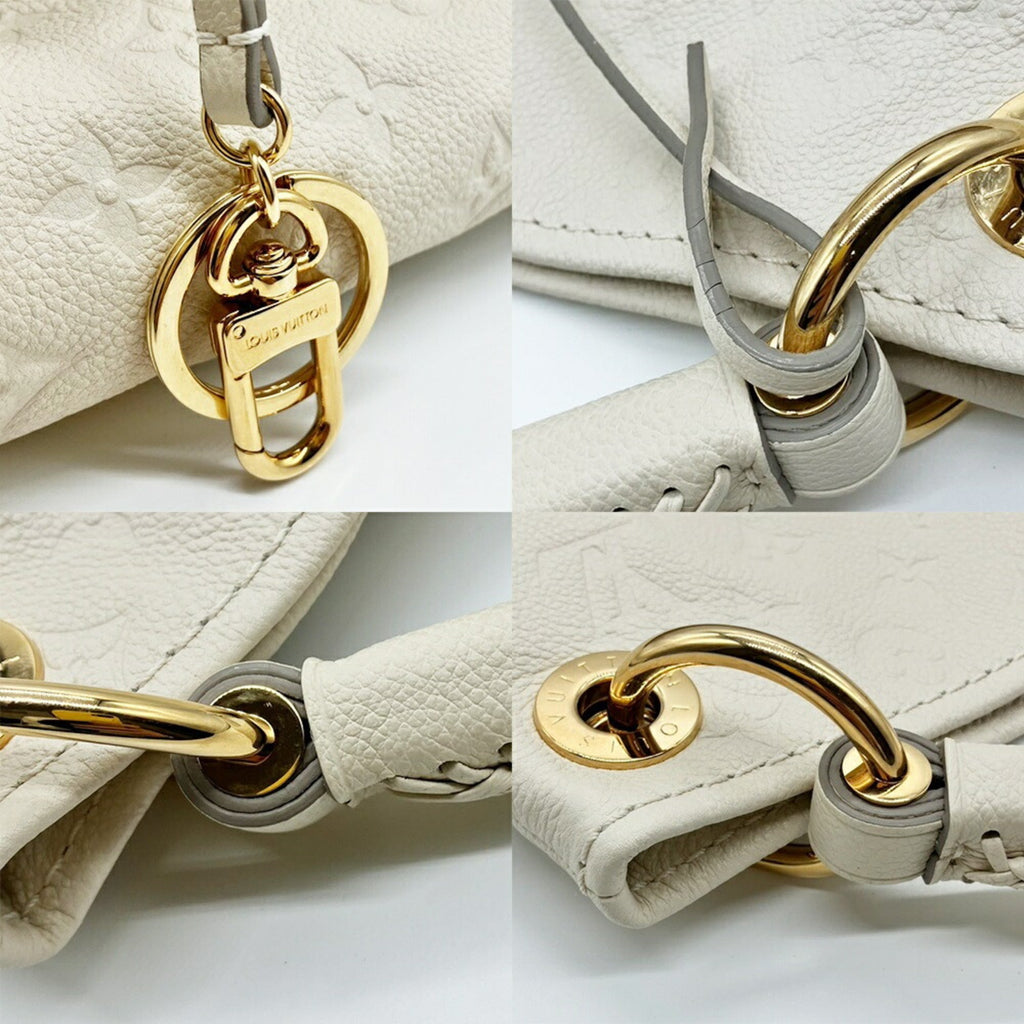 Louis Vuitton Monogram Empreinte Ivory Neige Monogram Empreinte Handbag (Pre-Owned)