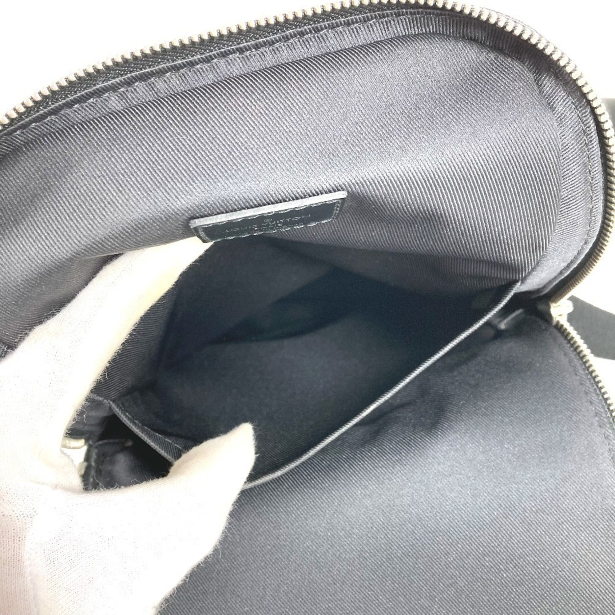 Louis Vuitton Black Damier Graphite Canvas Shoulder Bag Sling Bag (Pre-Owned)