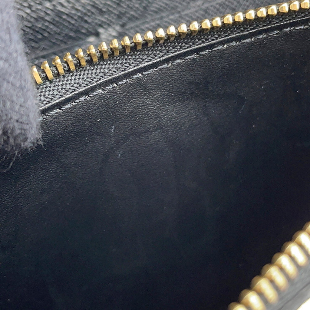 Louis Vuitton Black Noir Spangles Epi Leather Chain/Shoulder Wallet (Pre-Owned)