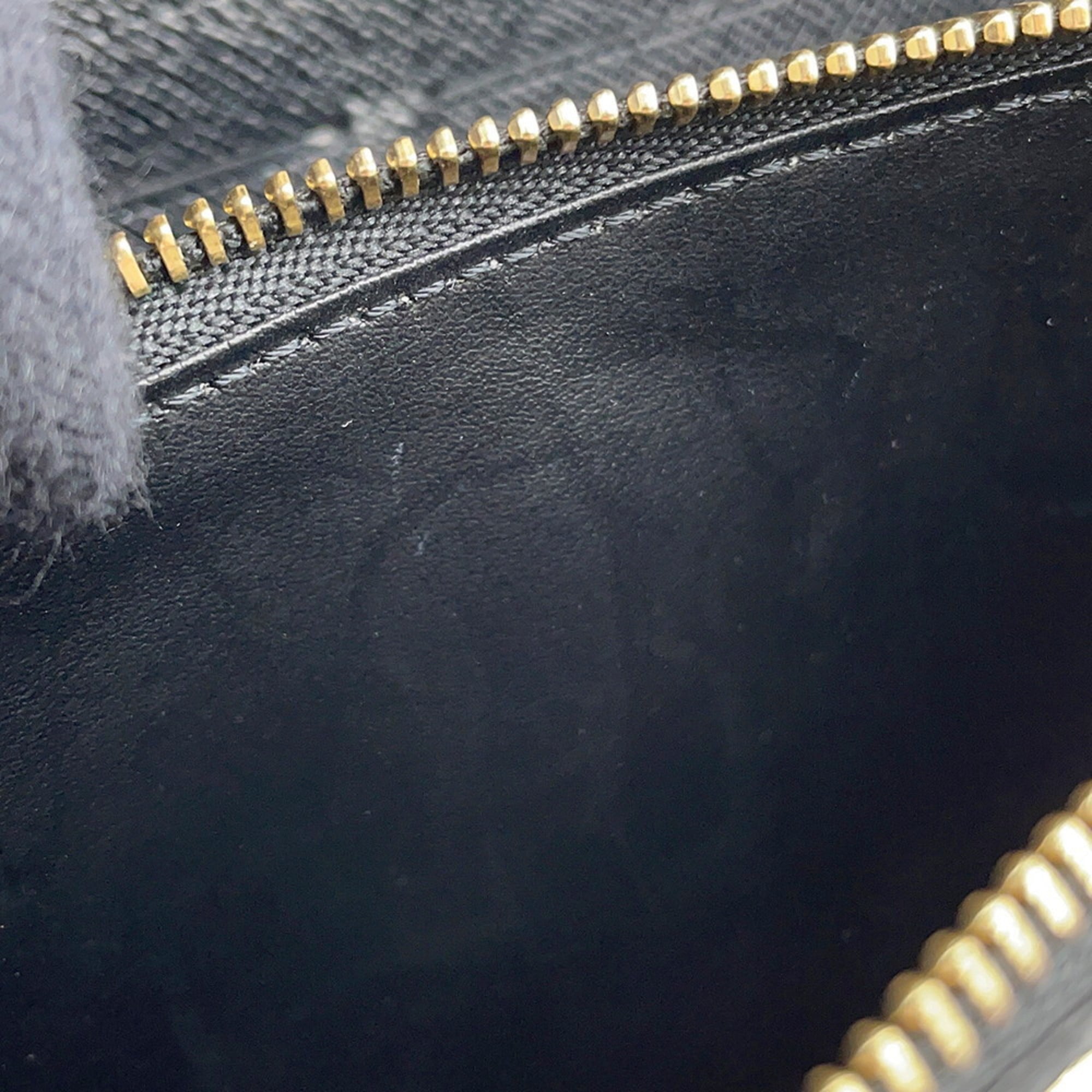 Louis Vuitton Black Noir Spangles Epi Leather Chain/Shoulder Wallet (Pre-Owned)