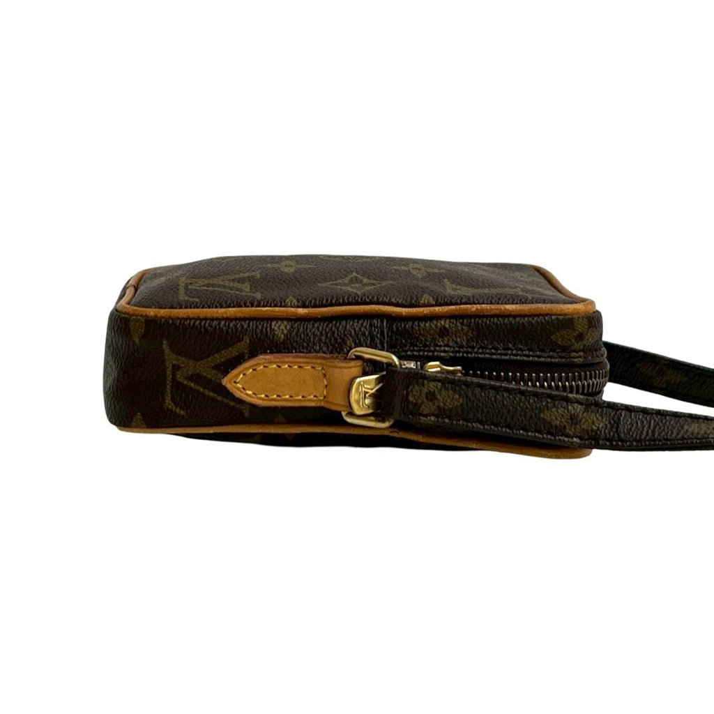 Louis Vuitton Brown Leather Pvc Pochette Shoulder Bag (Pre-Owned)