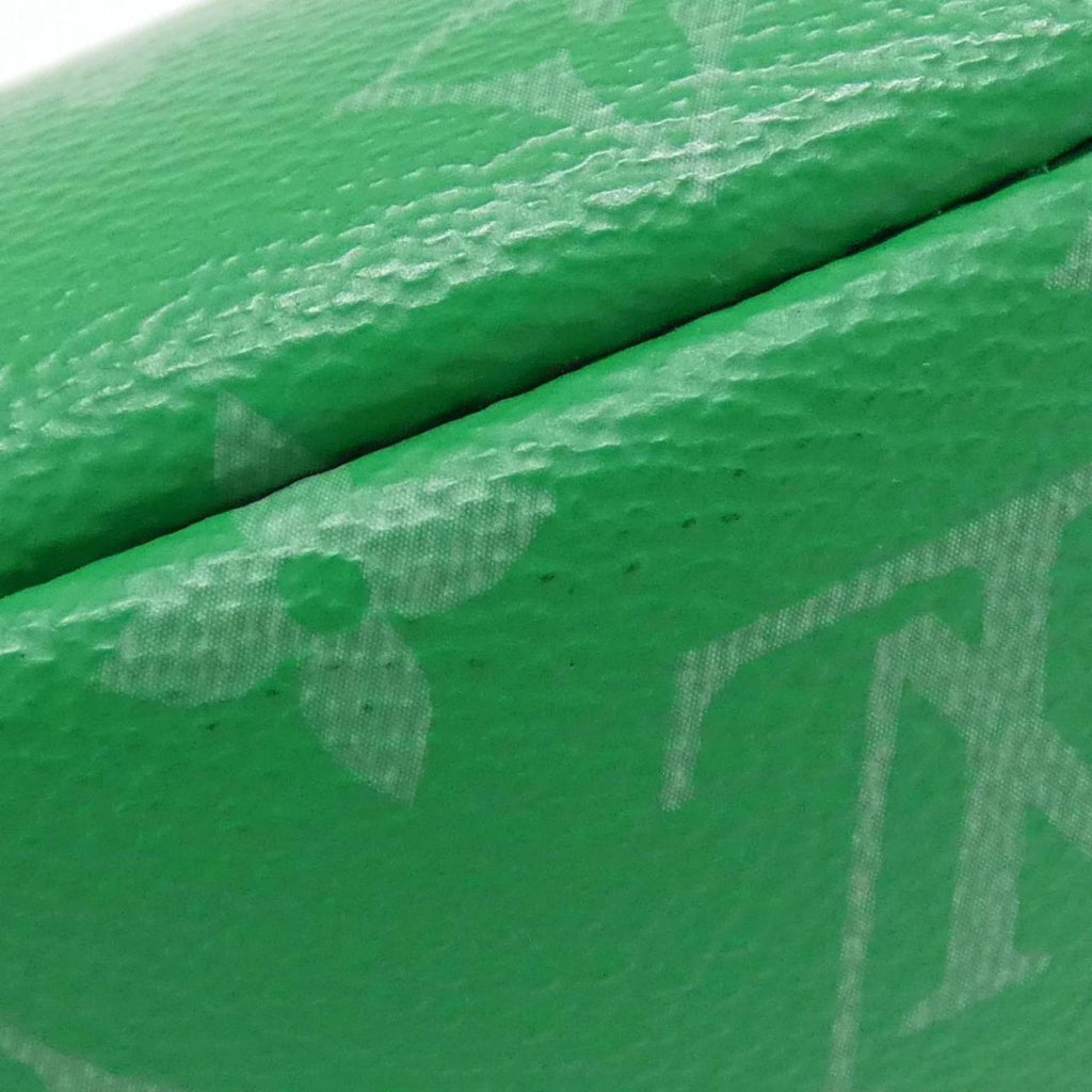 Louis Vuitton Vert Coated Canvas Leather Shoulder Bag (Pre-Owned)