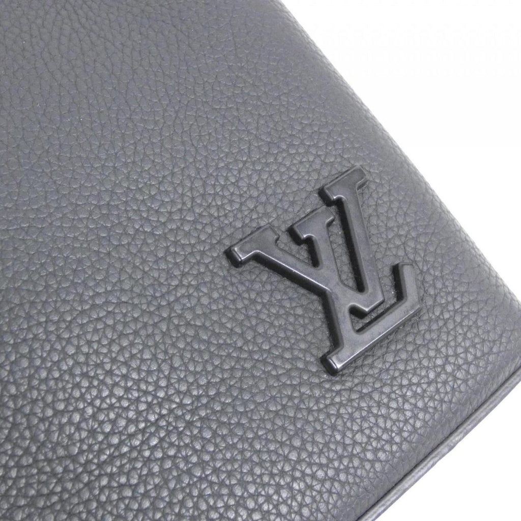 Louis Vuitton Black Leather Handbag Pouch (Pre-Owned)