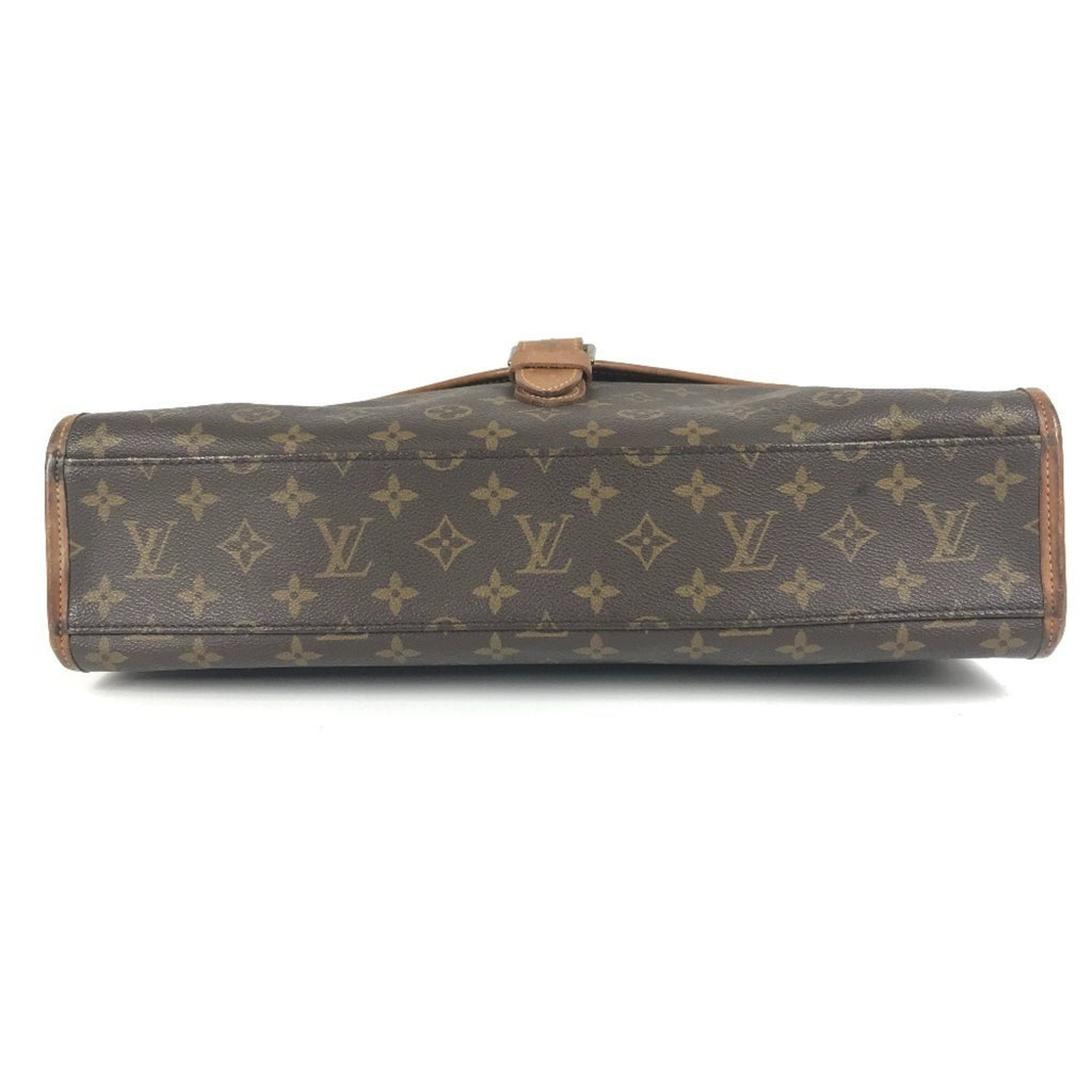 Louis Vuitton Brown Monogram Canvas Handbag Shoulder Bag (Pre-Owned)