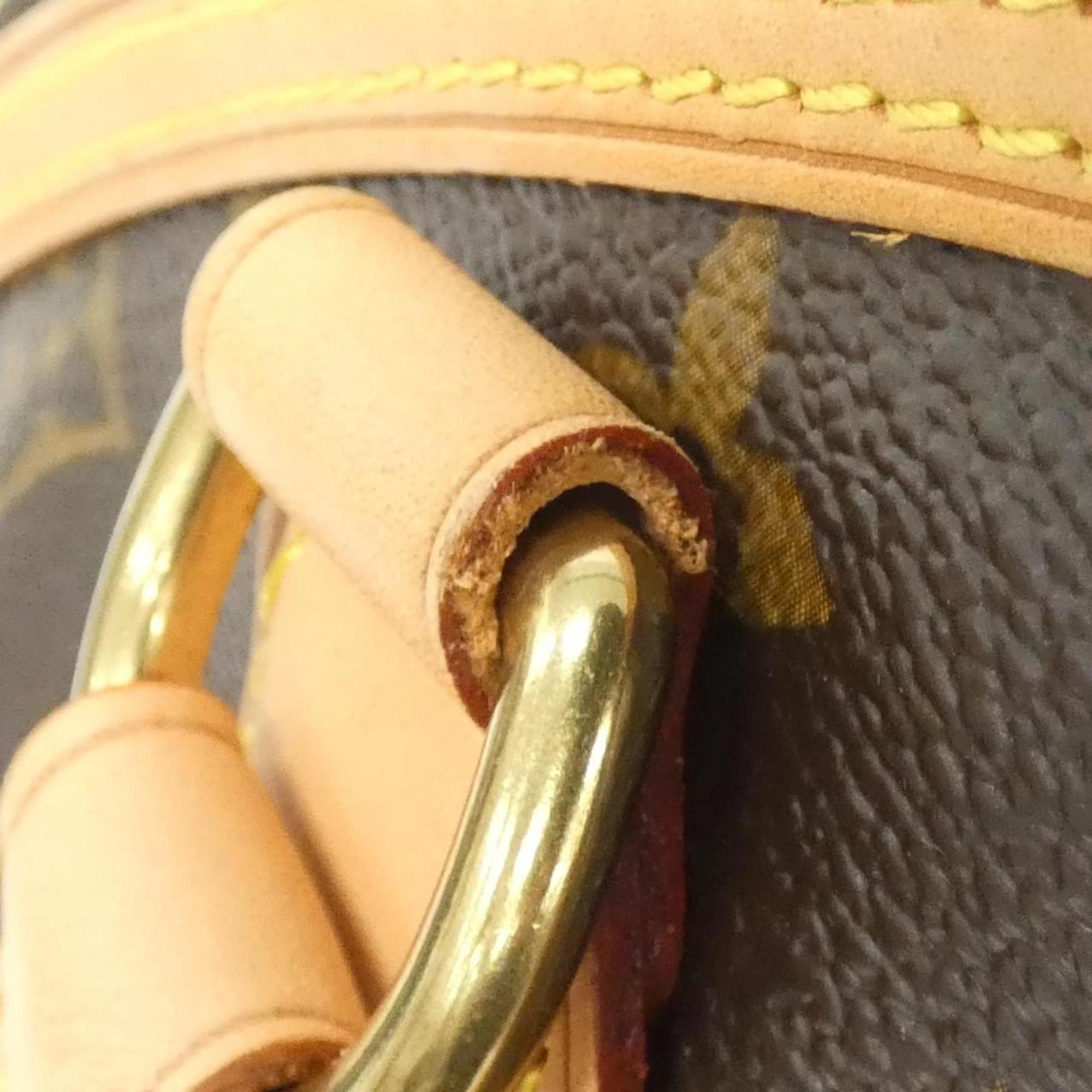 Louis Vuitton Marron Coated Canvas Handbag (Pre-Owned)