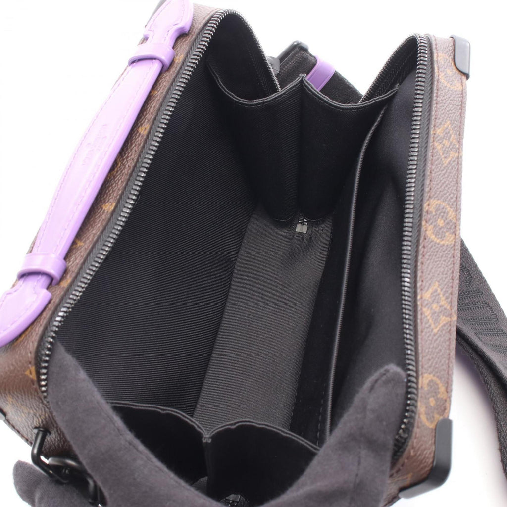 Louis Vuitton Brown Monogram Macassar Purple Coated Canvas Monogram Pvc Leather Handbag (Pre-Owned)