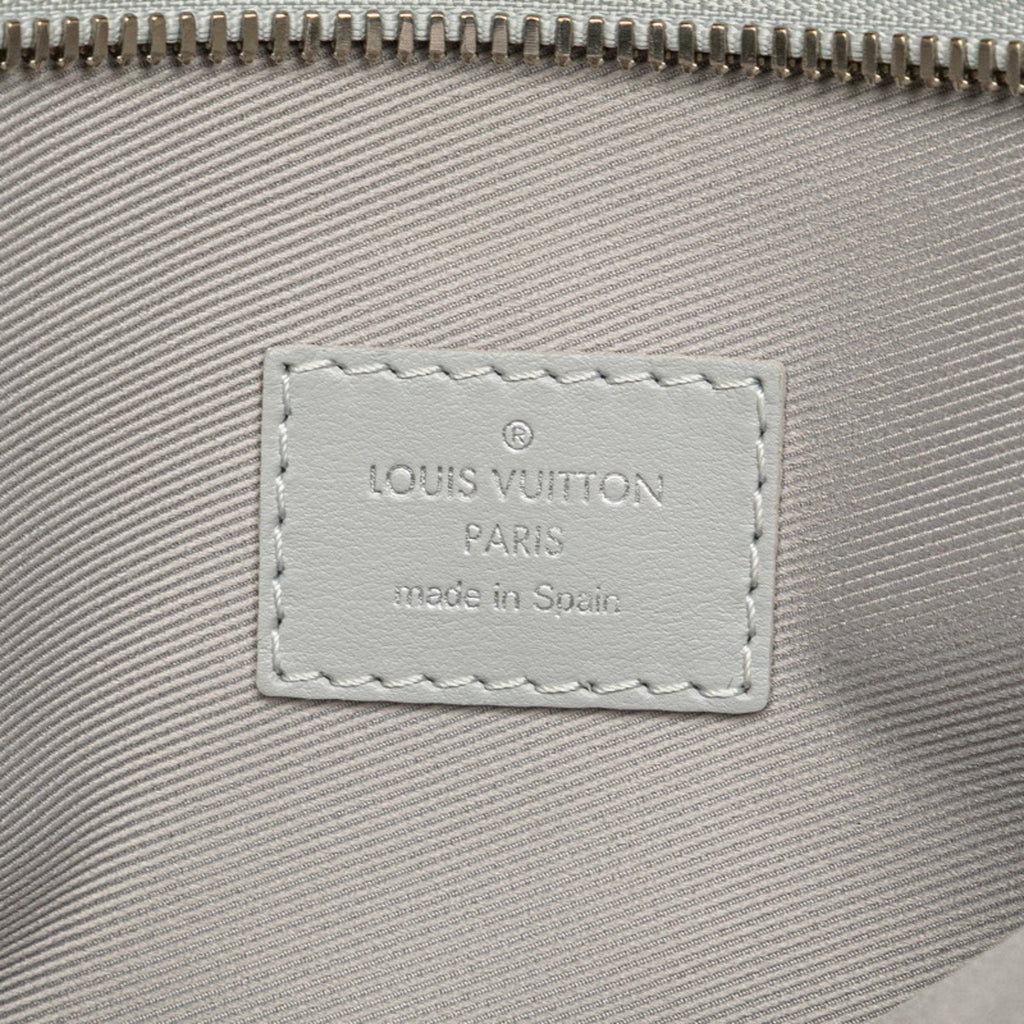 Louis Vuitton Gray Orange Pvc Canvas Shoulder Bag (Pre-Owned)