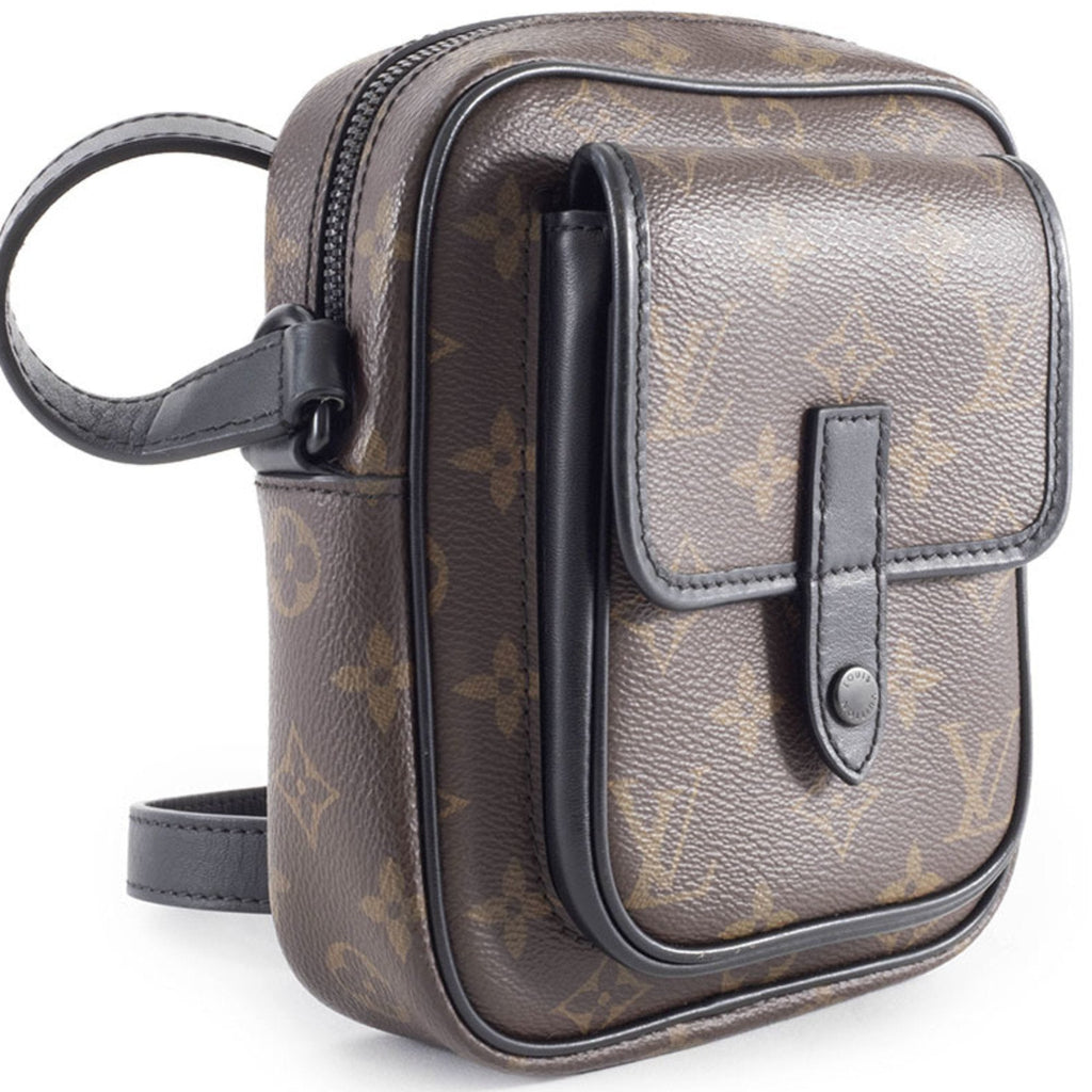 Louis Vuitton Monogram Macassar Dark Brown Shoulder Bag (Pre-Owned)