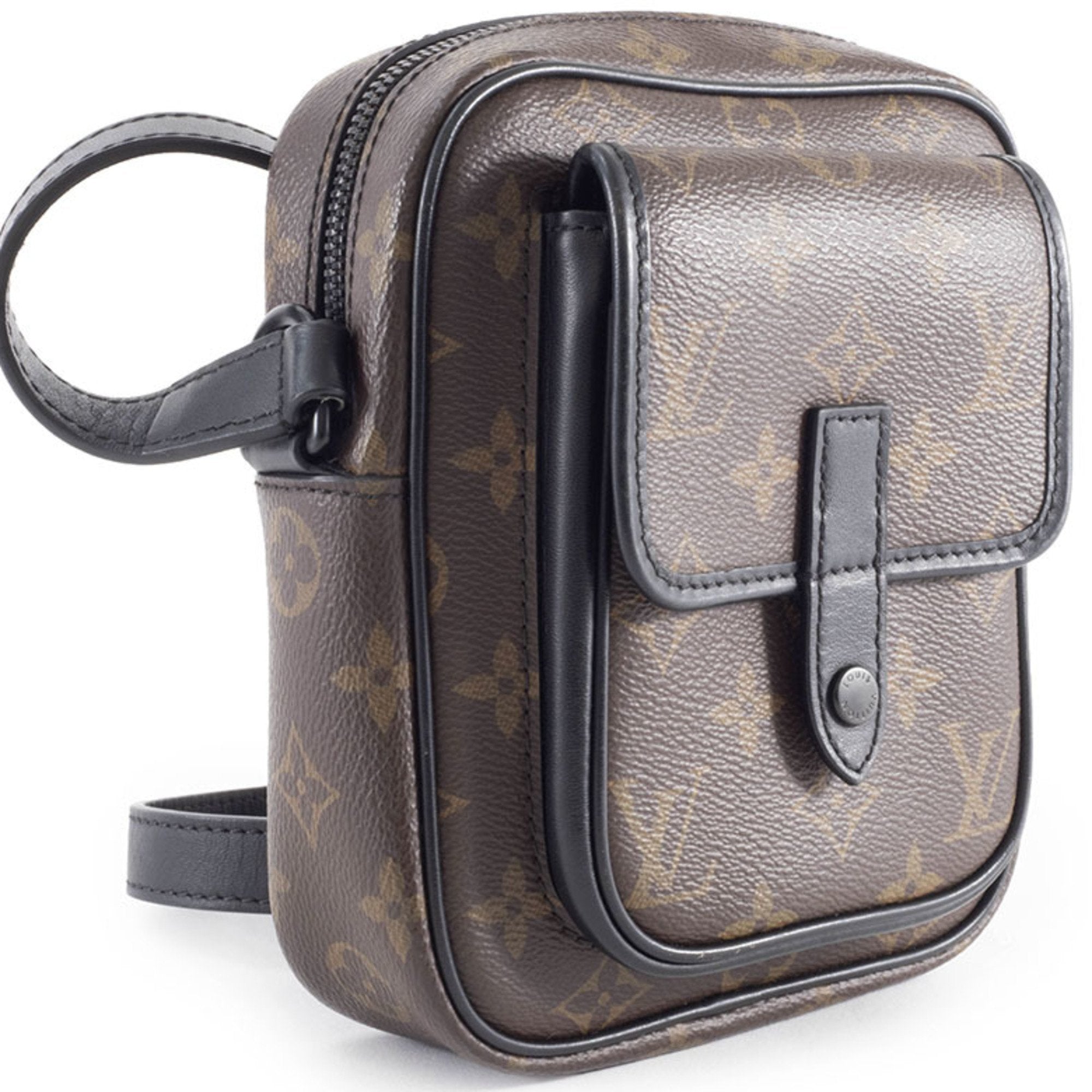 Louis Vuitton Monogram Macassar Dark Brown Shoulder Bag (Pre-Owned)