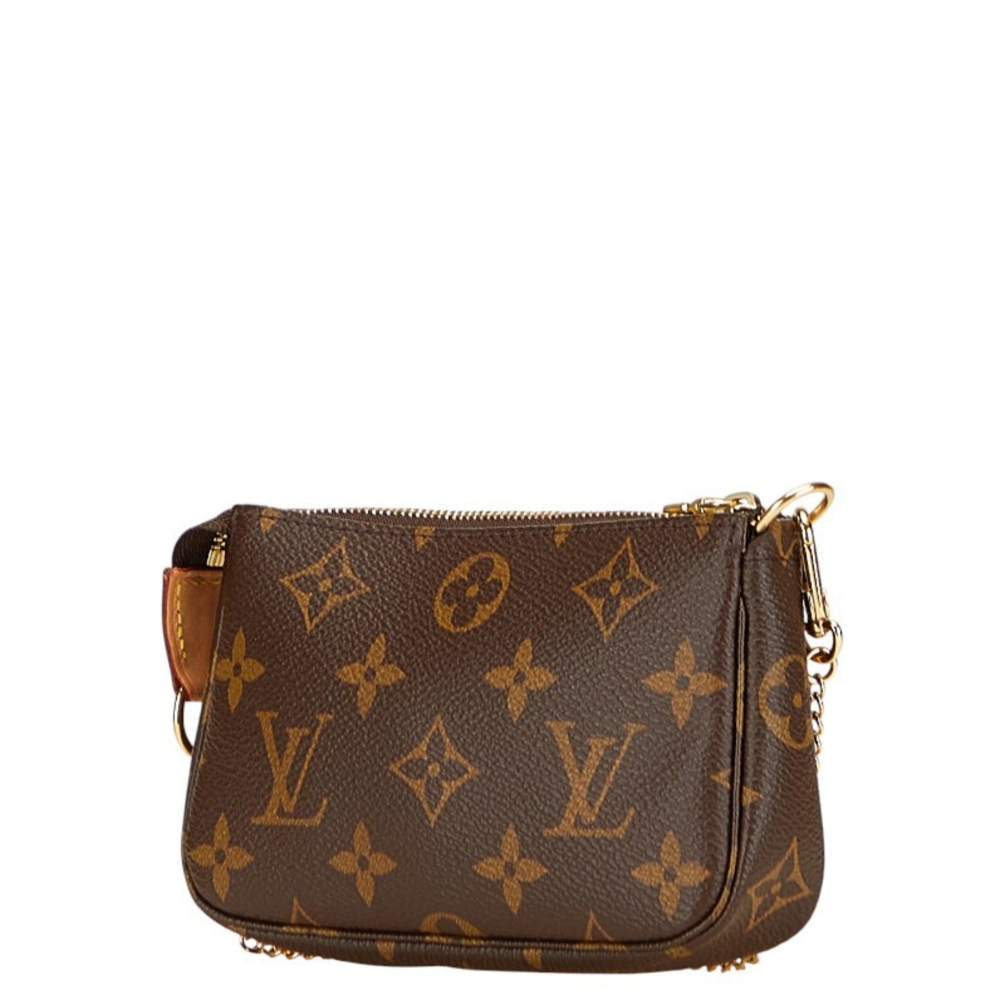 Louis Vuitton Monogram Brown Pvc Leather Pochette (Pre-Owned)