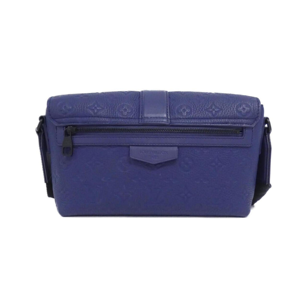 Louis Vuitton Taurillon Blue Nuit Leather Shoulder Bag (Pre-Owned)