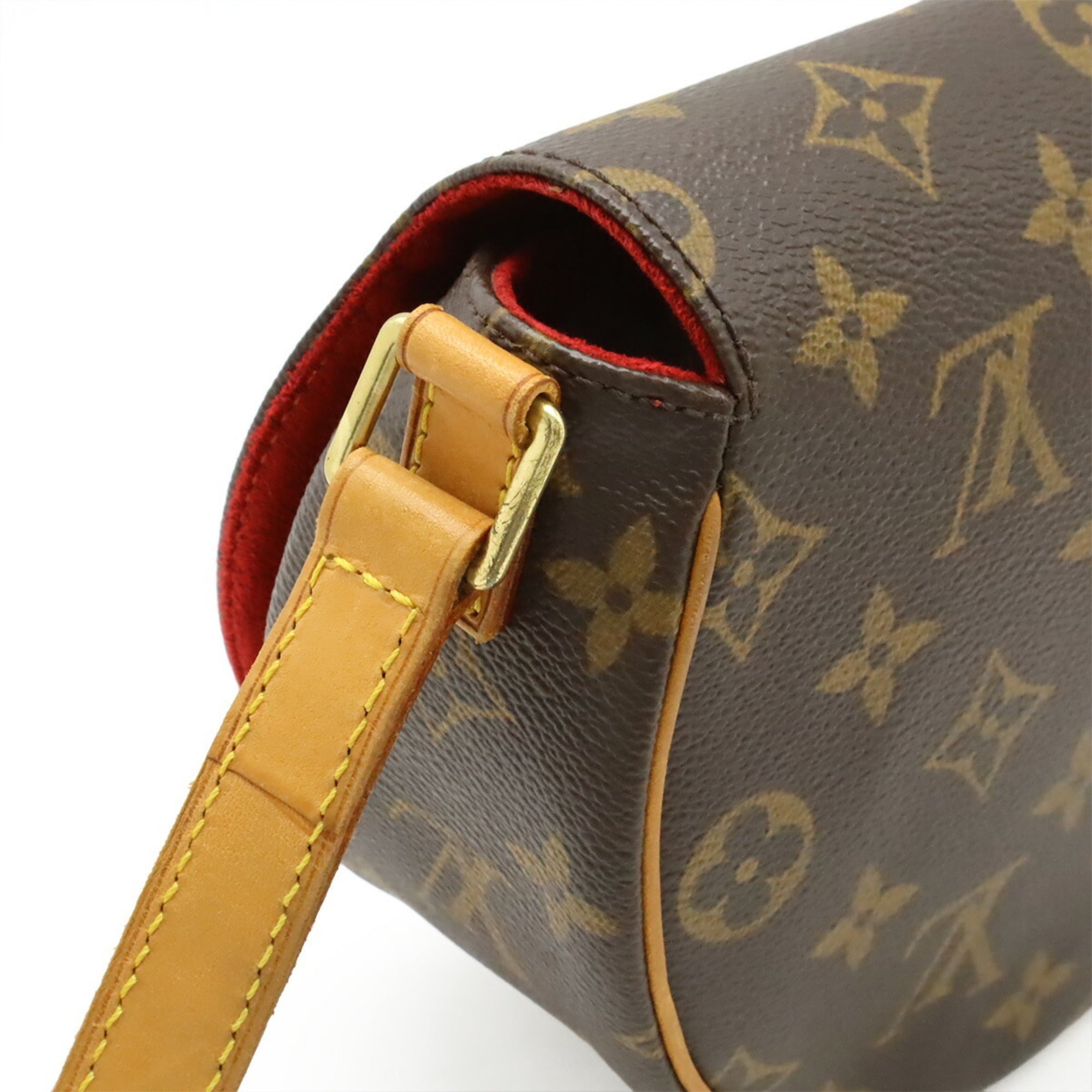 Tambourine Handbag Monogram Canvas