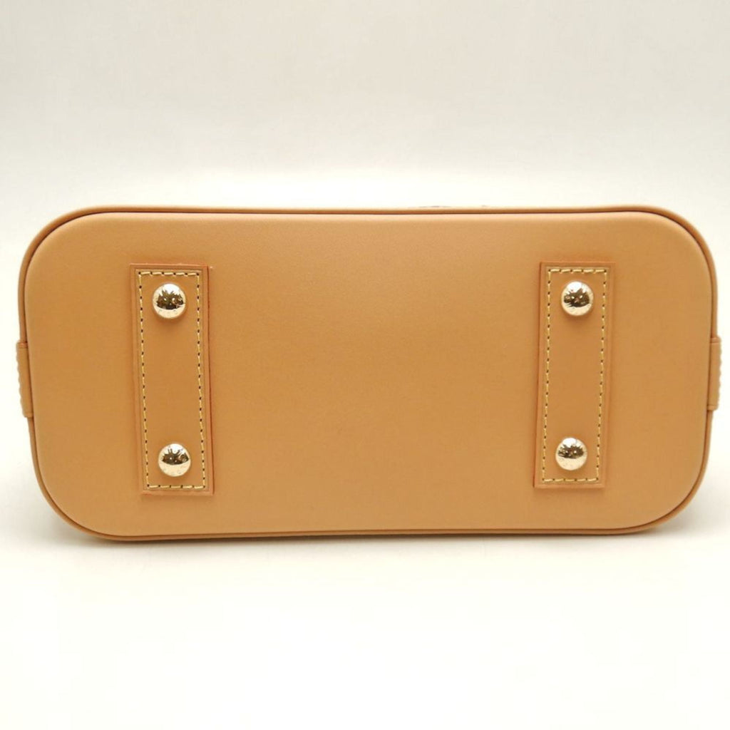 Louis Vuitton Gold Canvas Leather Handbag (Pre-Owned)