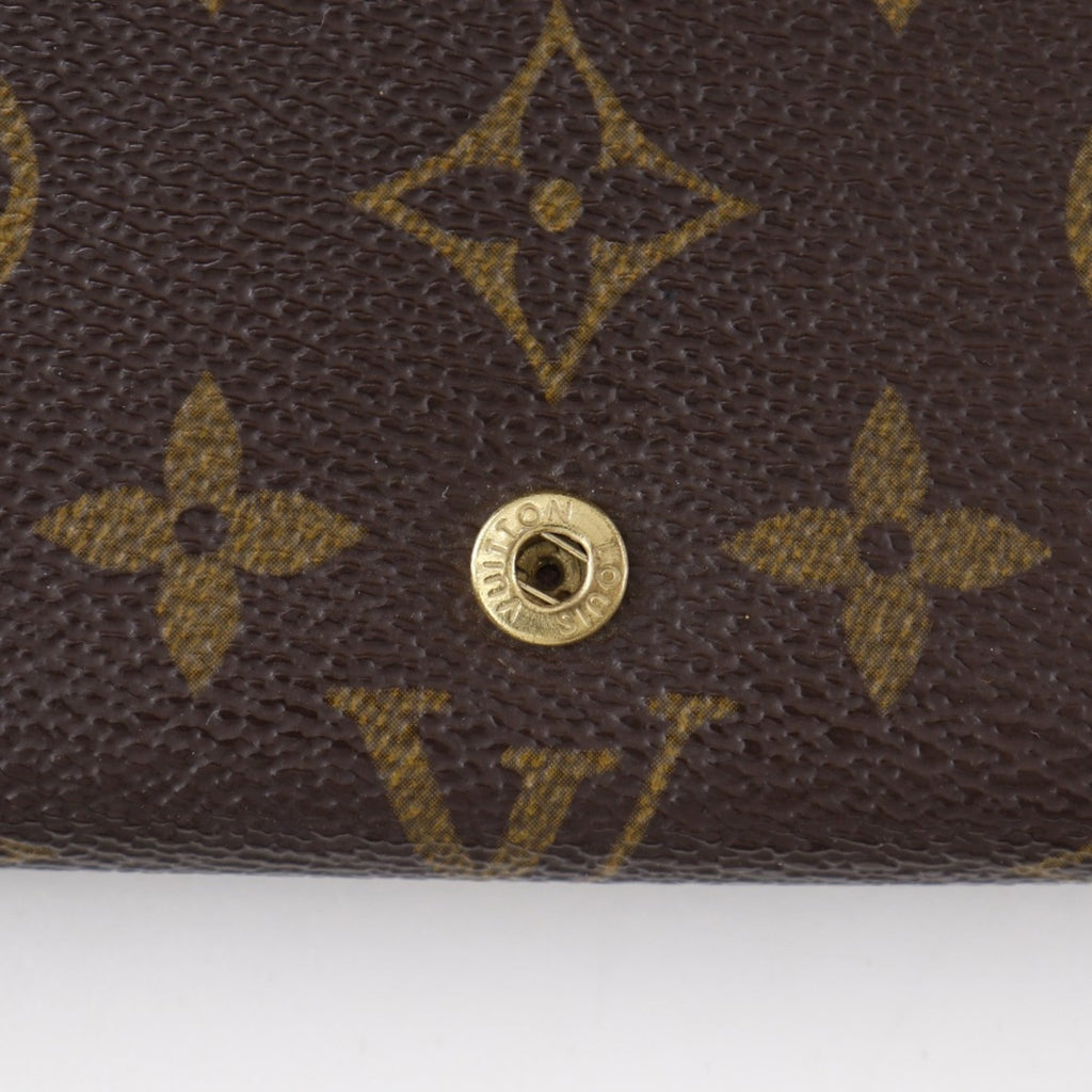 Louis Vuitton Brown Monogram Canvas Wallet (Bi-Fold) (Pre-Owned)
