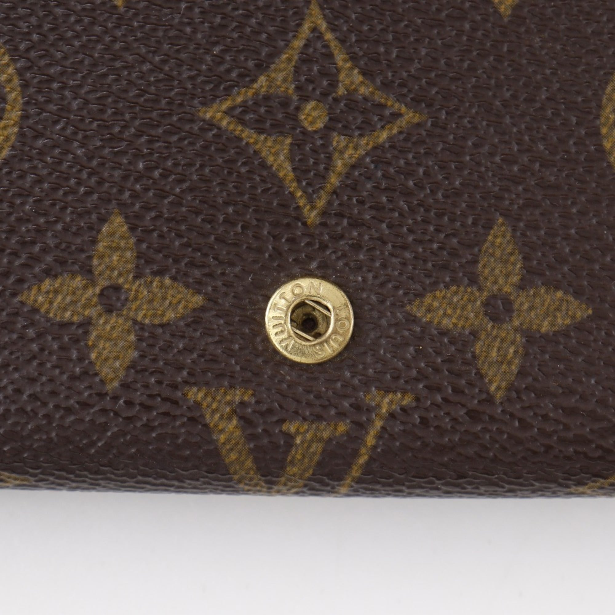 Louis Vuitton Brown Monogram Canvas Wallet (Bi-Fold) (Pre-Owned)