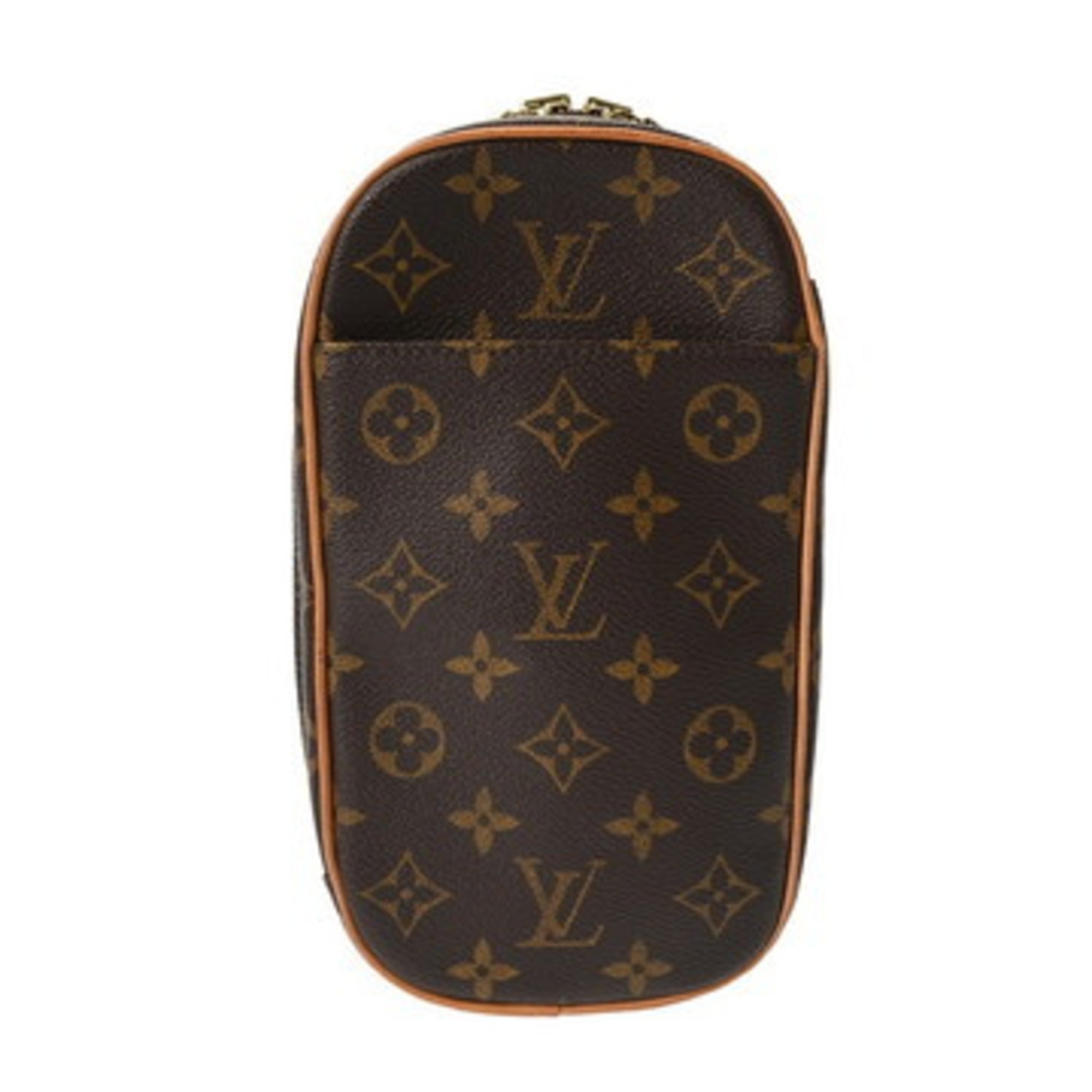 Louis Vuitton Brown Monogram Canvas Sling Bag (Pre-Owned)