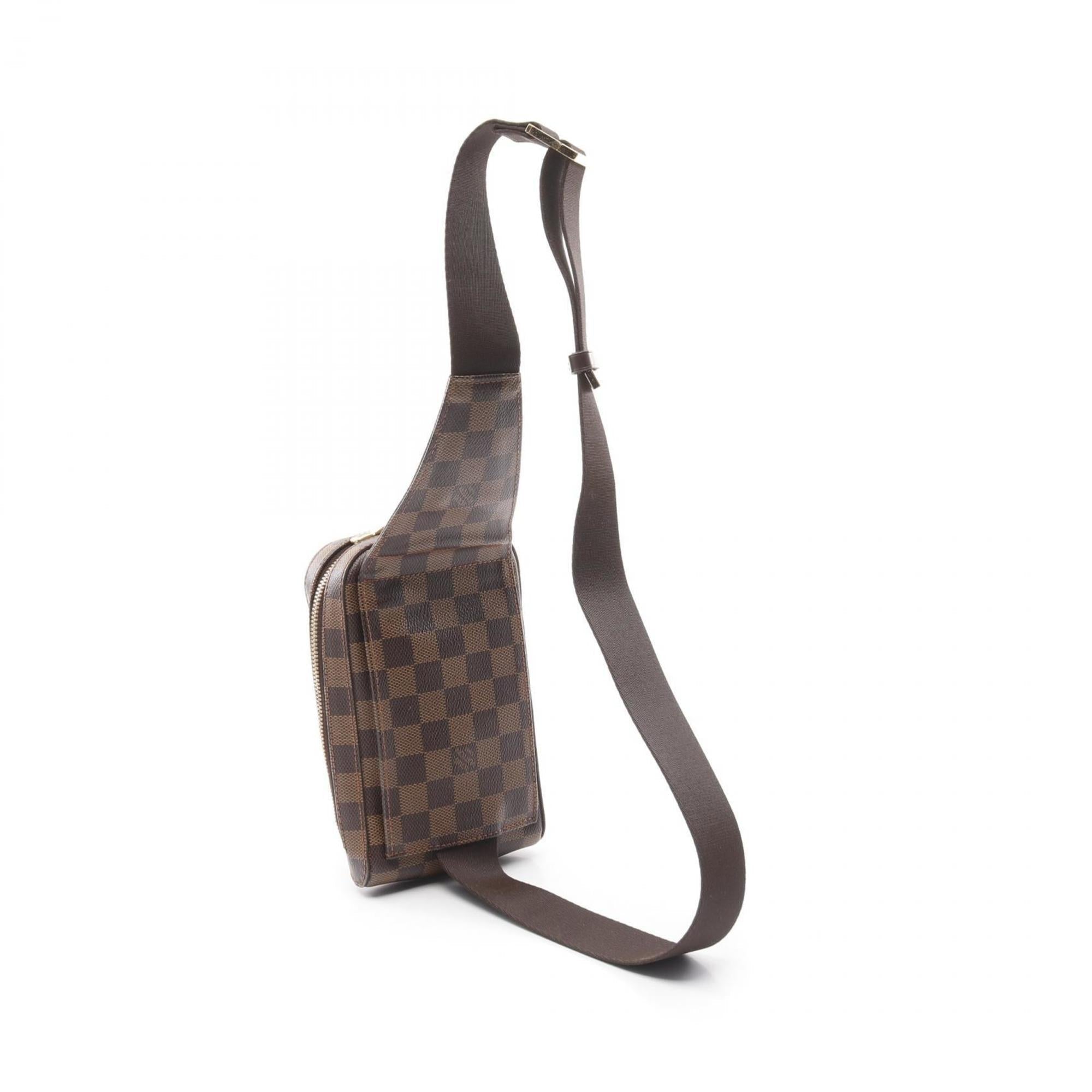 Louis Vuitton Brown Ebene Coated Canvas Pvc Damier Canvas Fanny Pack (Pre-Owned)