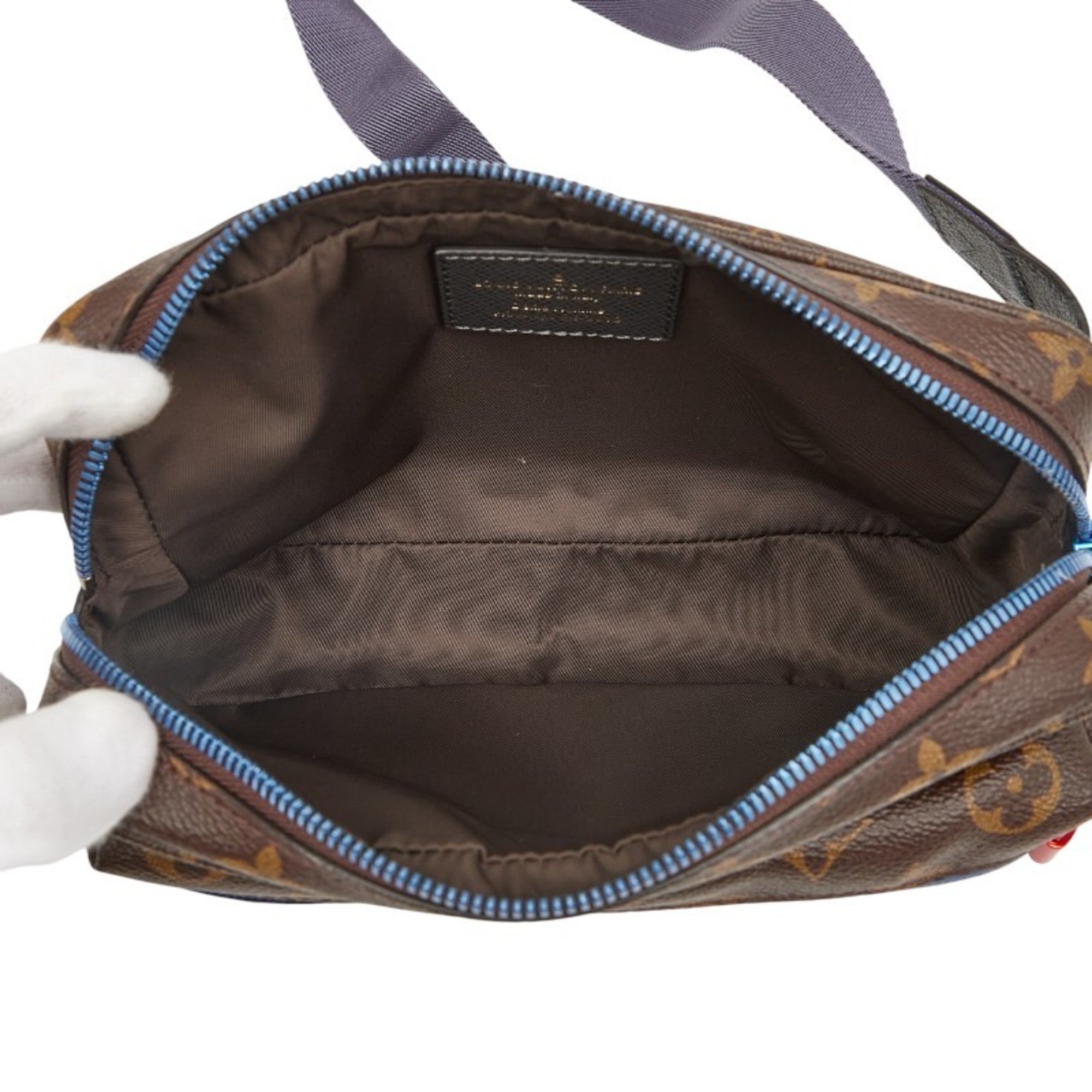 Louis Vuitton Monogram Brown Pvc Leather Sling Bag (Pre-Owned)