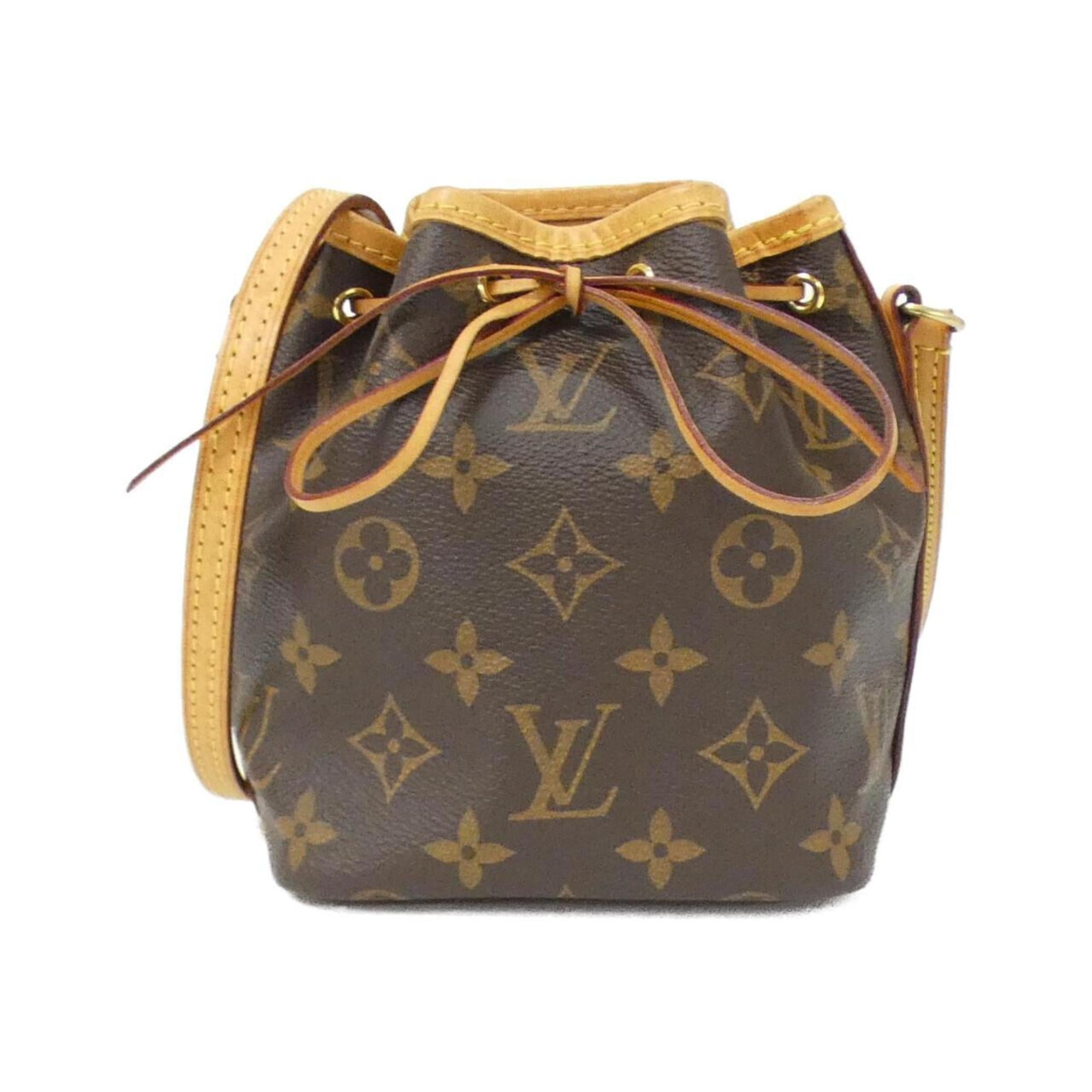 Louis Vuitton Marron Coated Canvas Shoulder Bag (Pre-Owned)