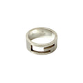 Square G Ring Sterling Silver