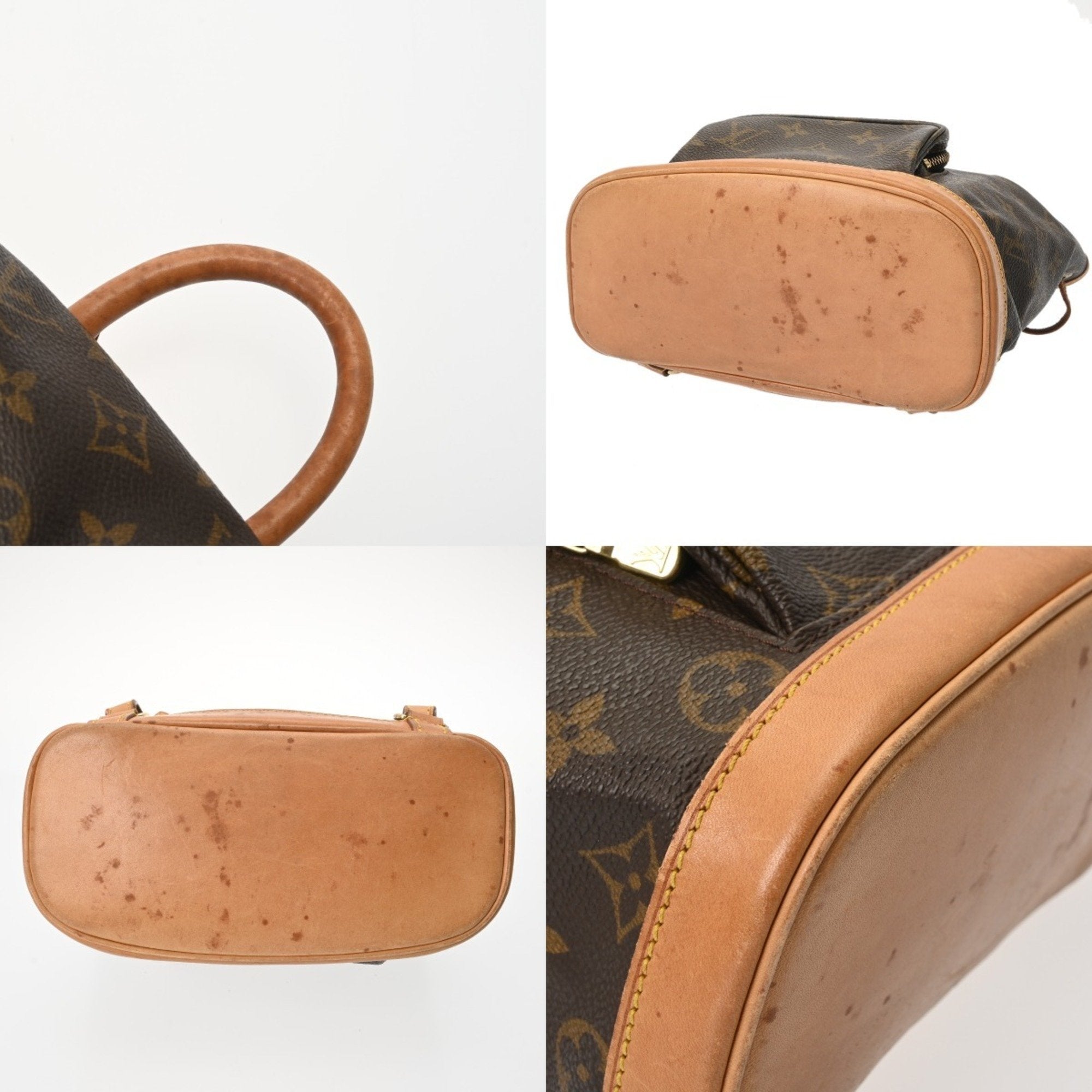 Louis Vuitton Brown Canvas Monogram Backpack (Pre-Owned)