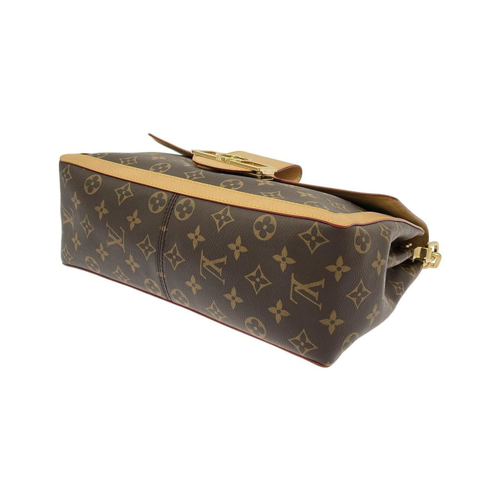 Louis Vuitton Marron Coated Canvas Shoulder Bag (Pre-Owned)