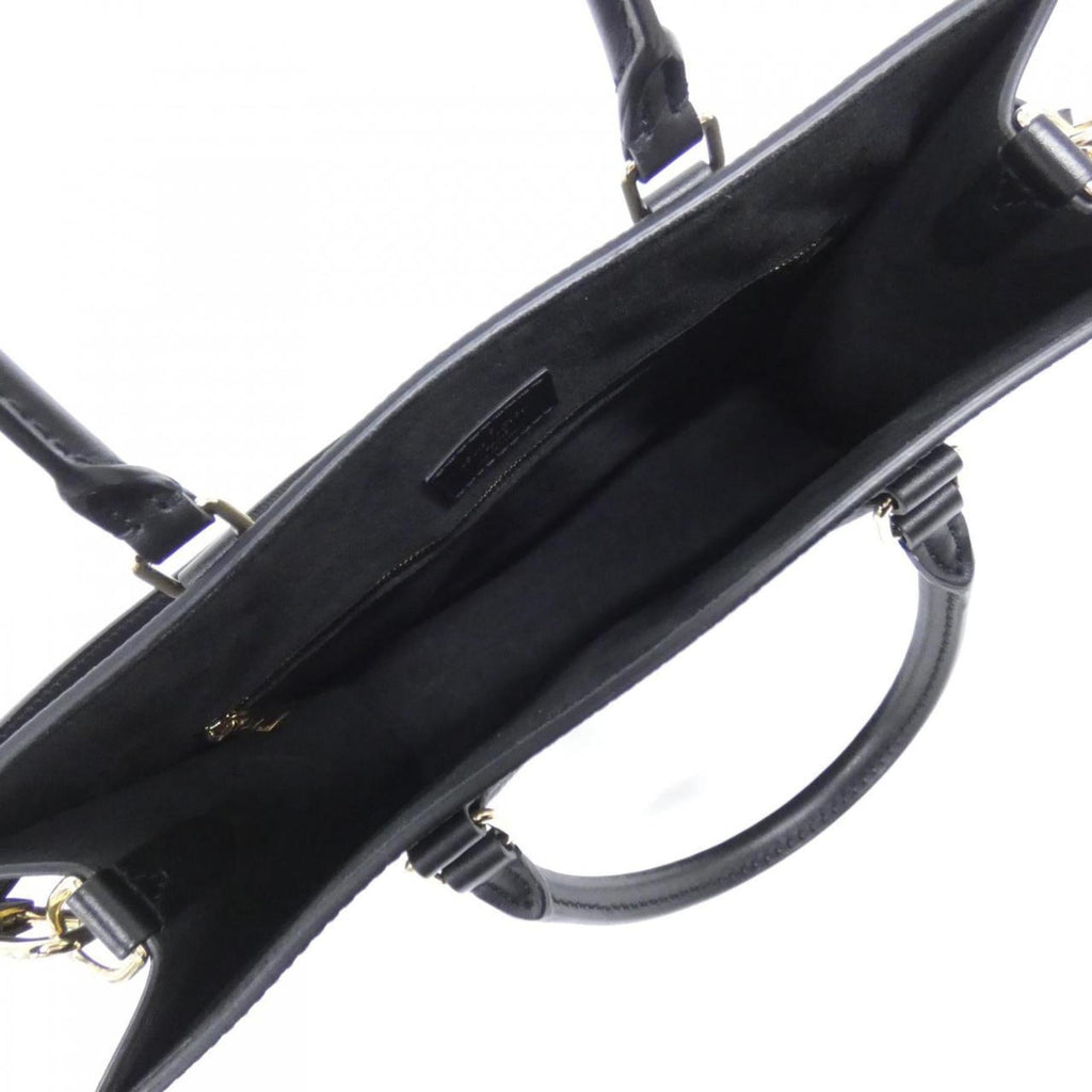 Louis Vuitton Black Leather Handbag (Pre-Owned)