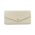 Louis Vuitton Lv Off White Leather Long Wallet (Bi-Fold) (Pre-Owned)